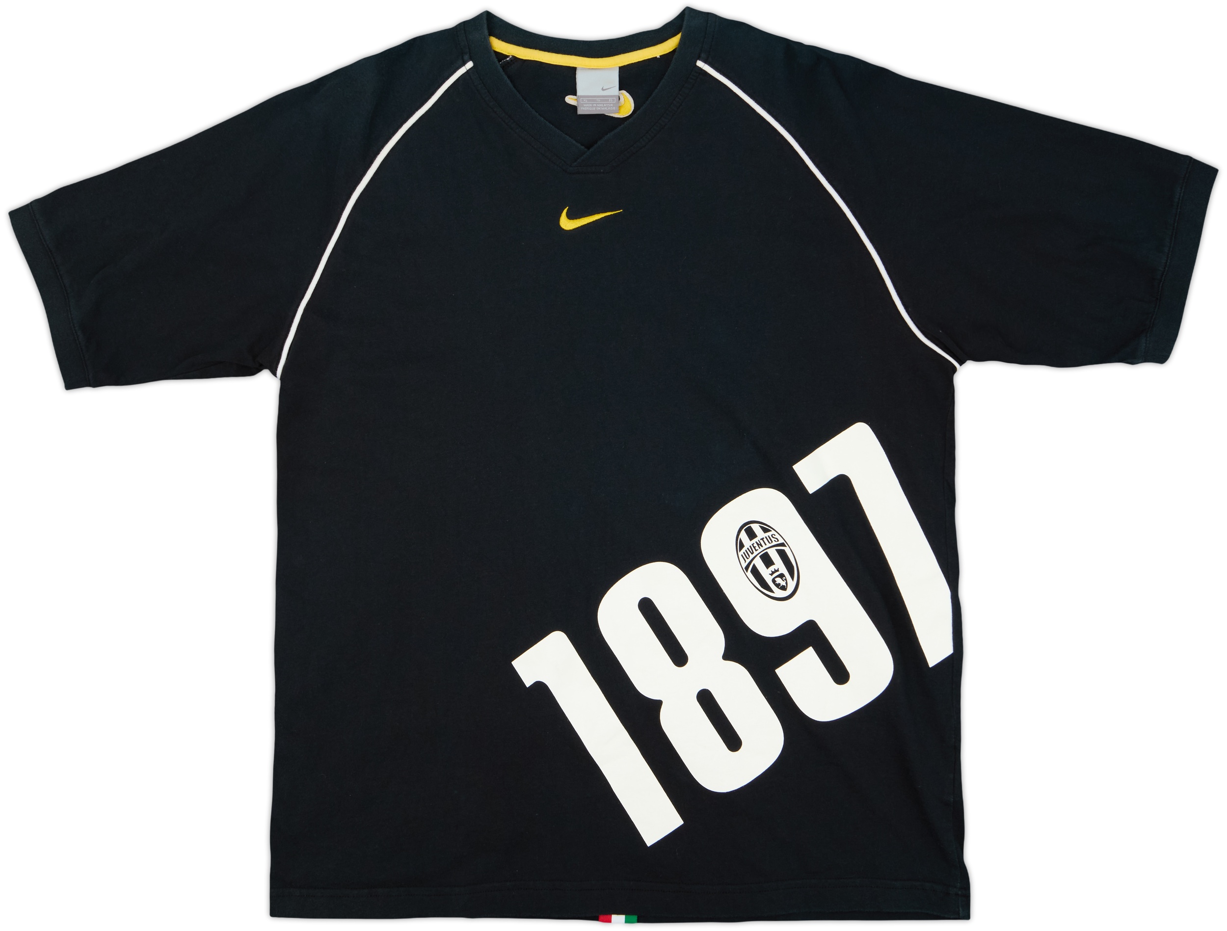 2006-07 Juventus Nike Cotton Tee - 9/10 - (XL)