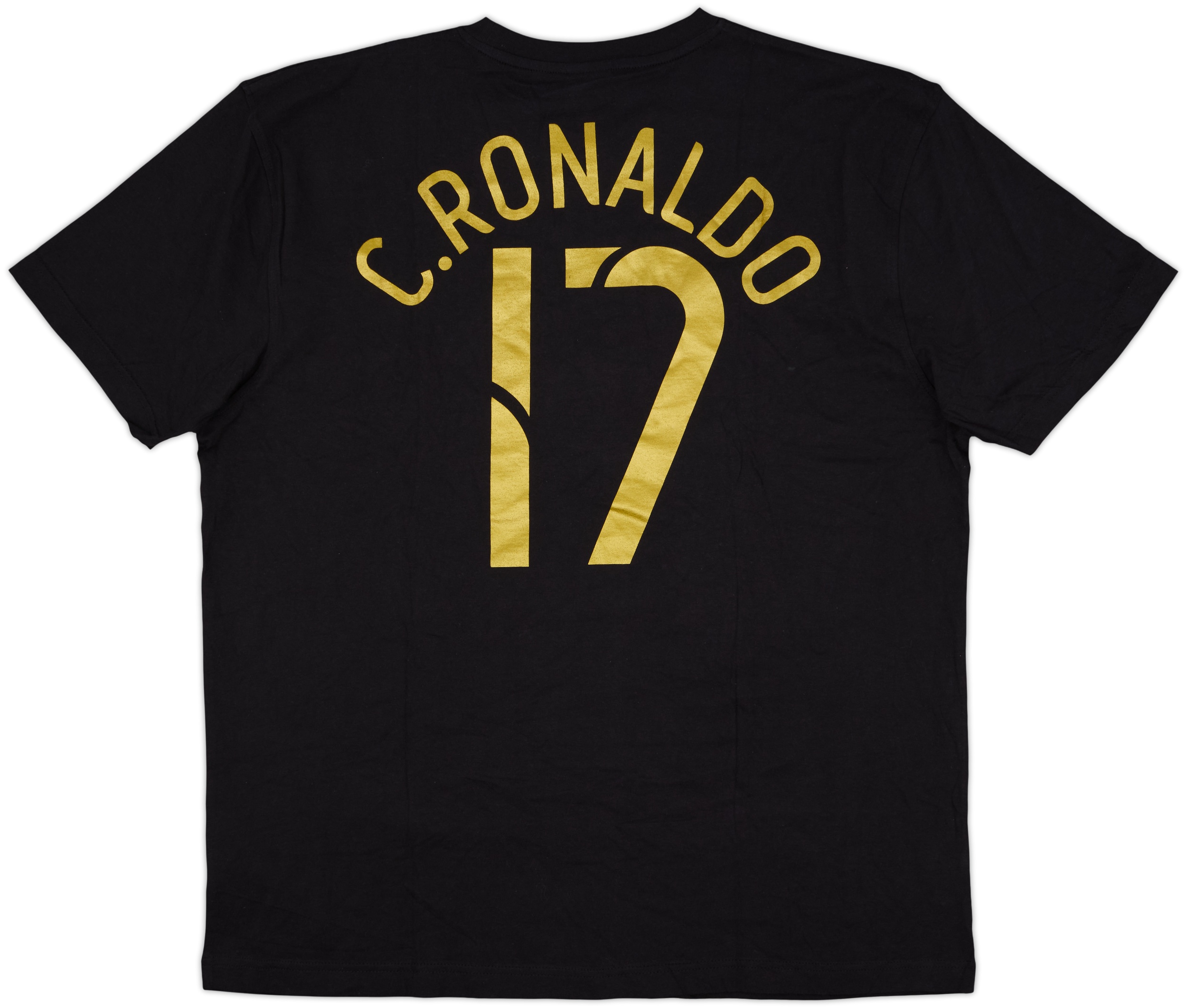 2006 Portugal Nike Cristiano Ronaldo Cotton Tee #17 (XXL)