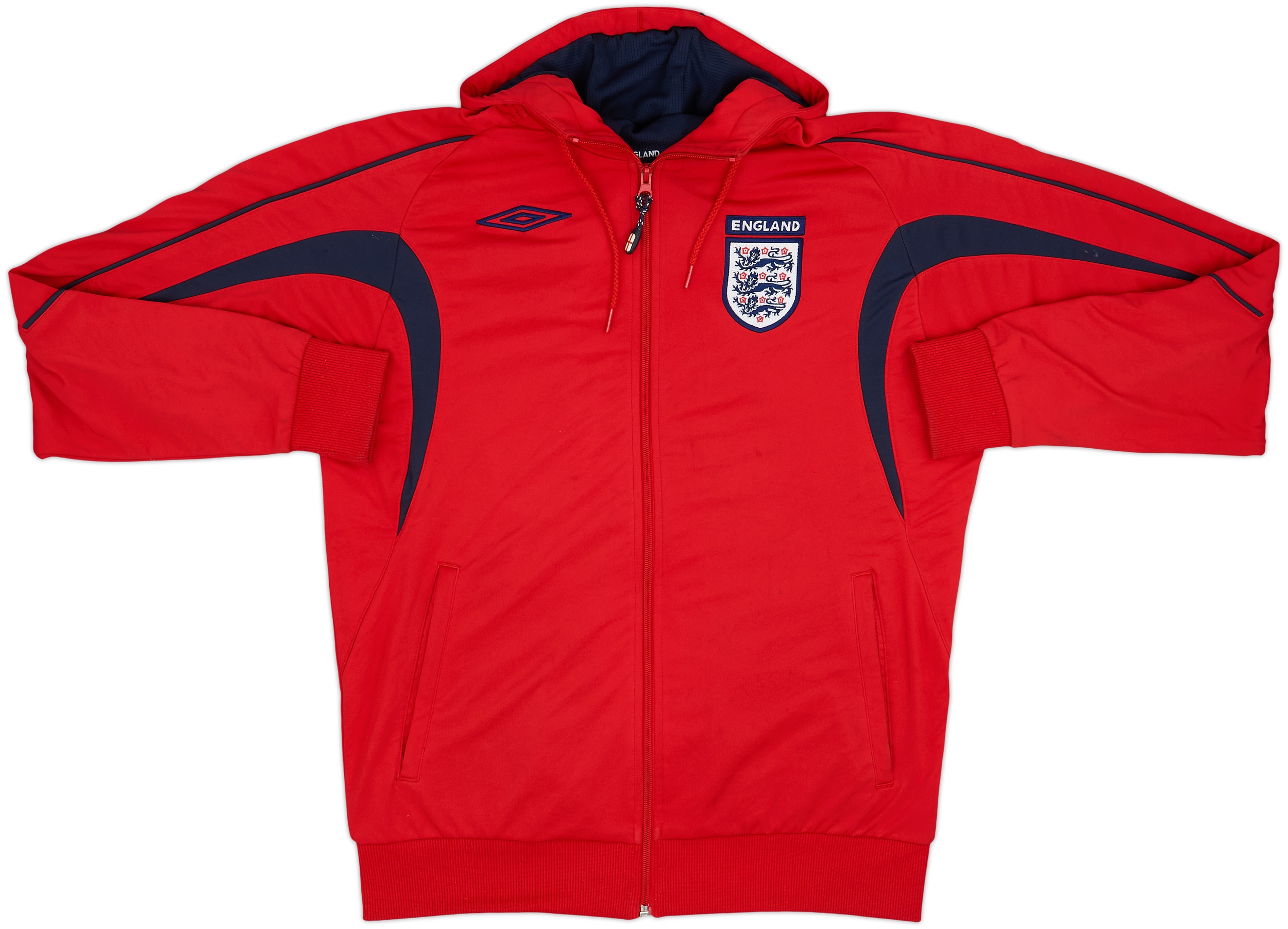 2006-07 England Umbro Hooded Track Jacket - 7/10 - (M)