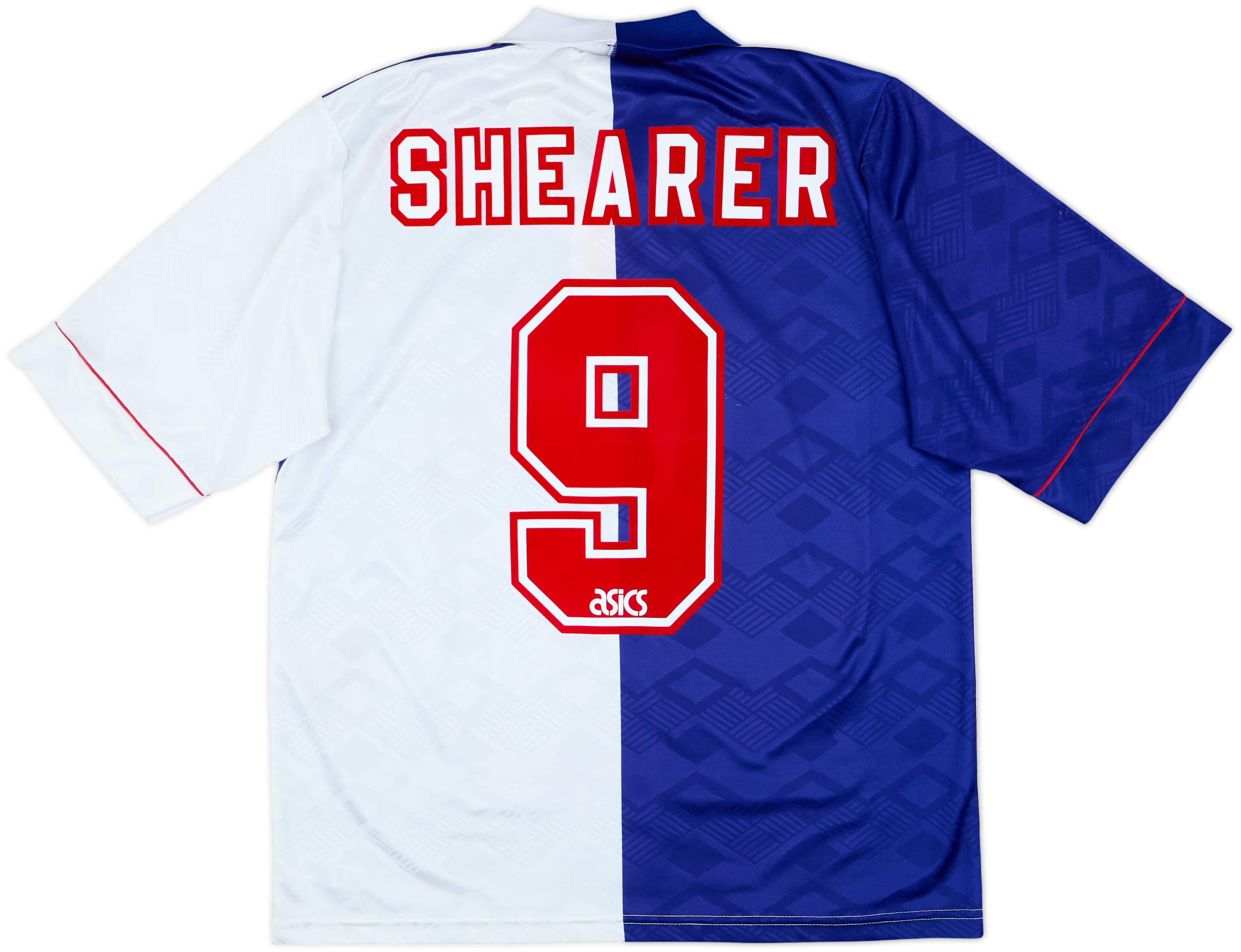 1992-94 Blackburn Home Shirt Shearer #9 - 7/10 - (XL)
