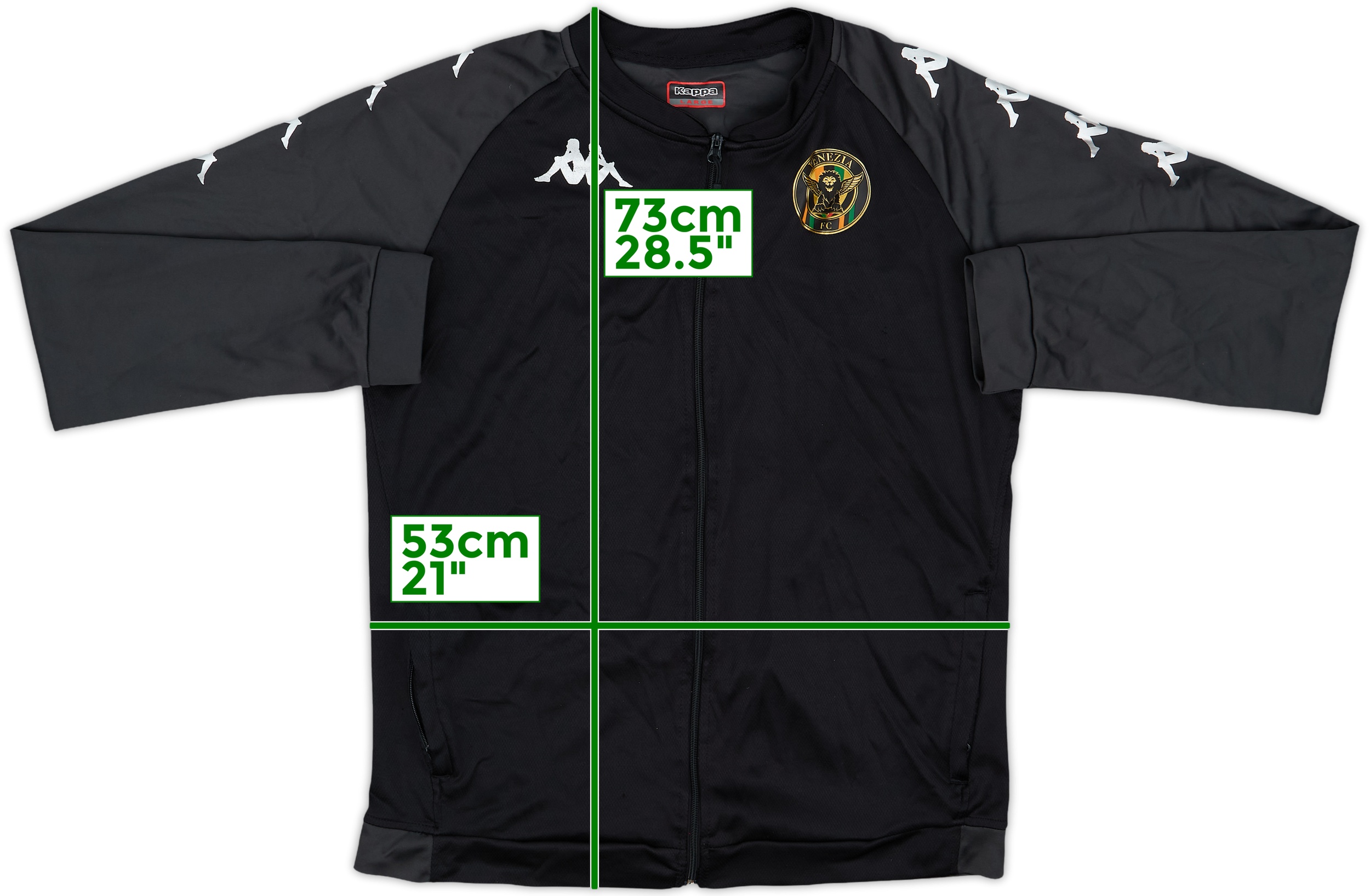 2020-21 Venezia Kappa Track Jacket - 7/10 - (L)