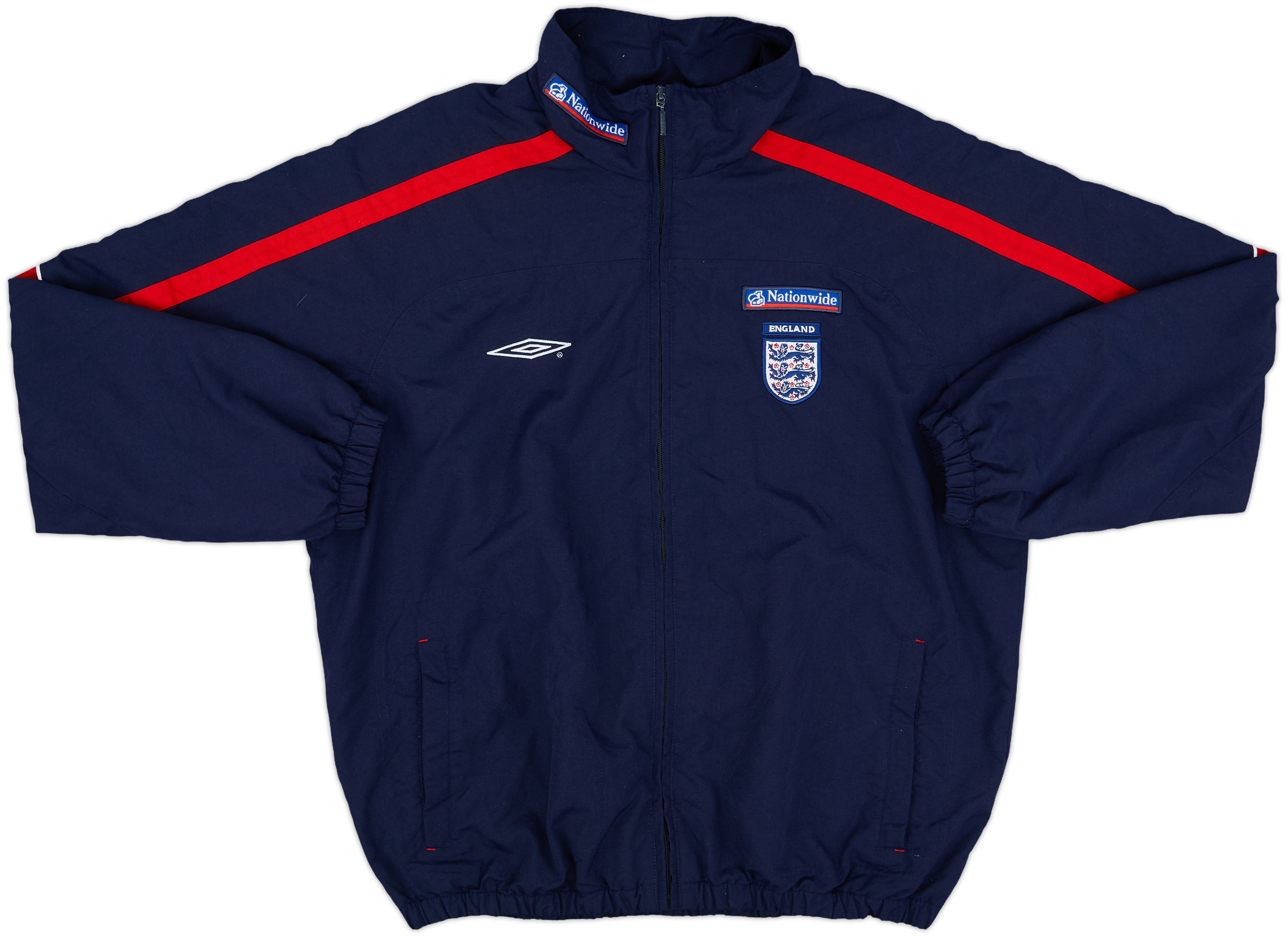 ウェア UMBRO M 2002 ENGLAND Long sleeve uniform David Beckham England #7 Official Long Sleeve Jersey 2002