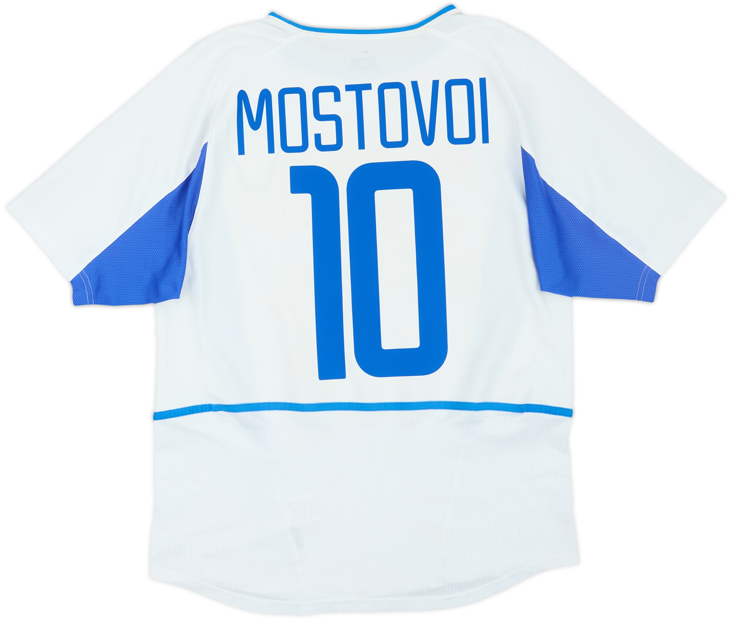ロシア代表 00s  Rossiya football shirt 2002-04 Russia Home Shirt Mostovoi #10 - 6/10 - (S)