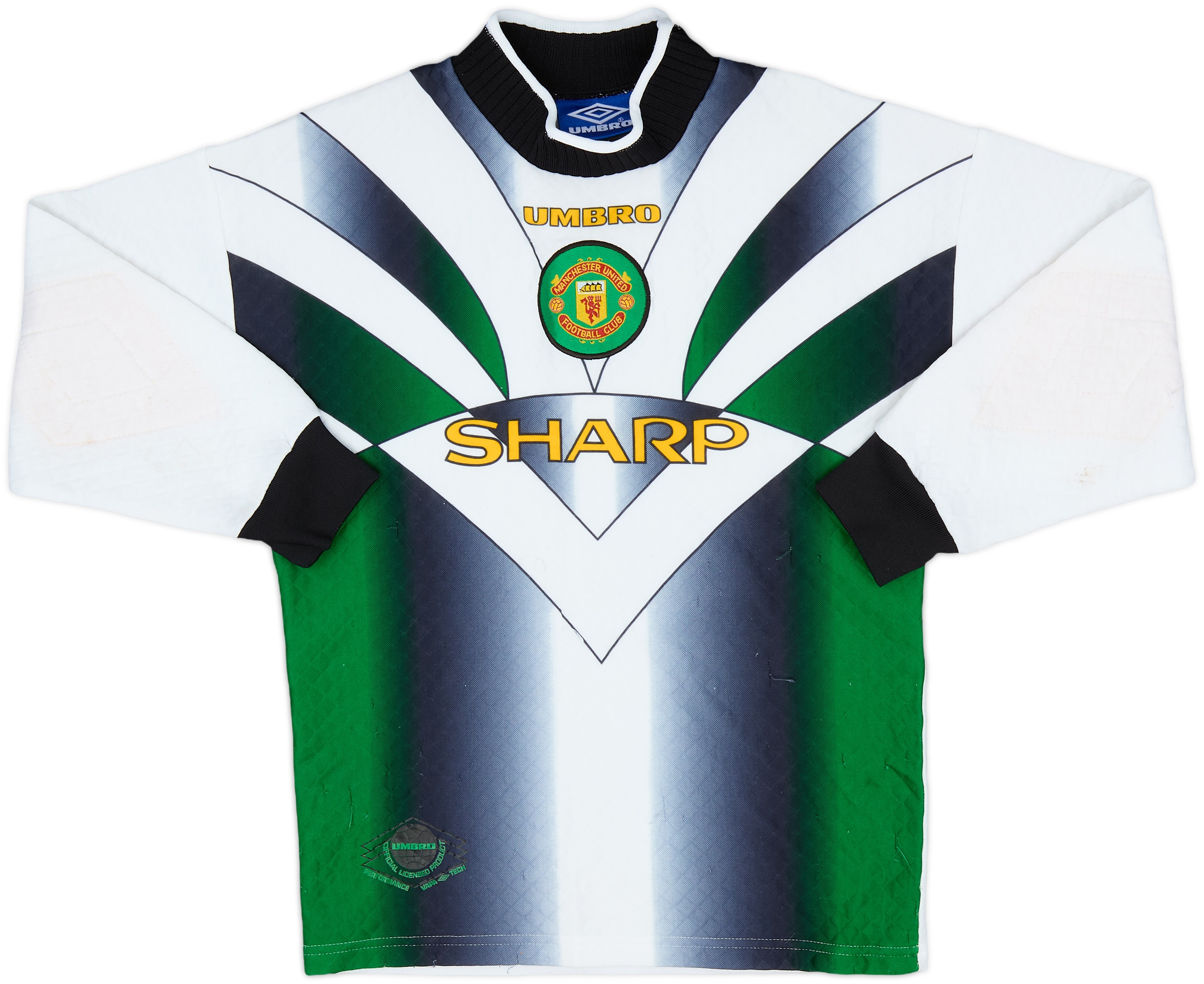ウェア Manchester United 1996 L/S  Uniform BNWT Original Manchester United 1996 1997 Long Sleeve #7