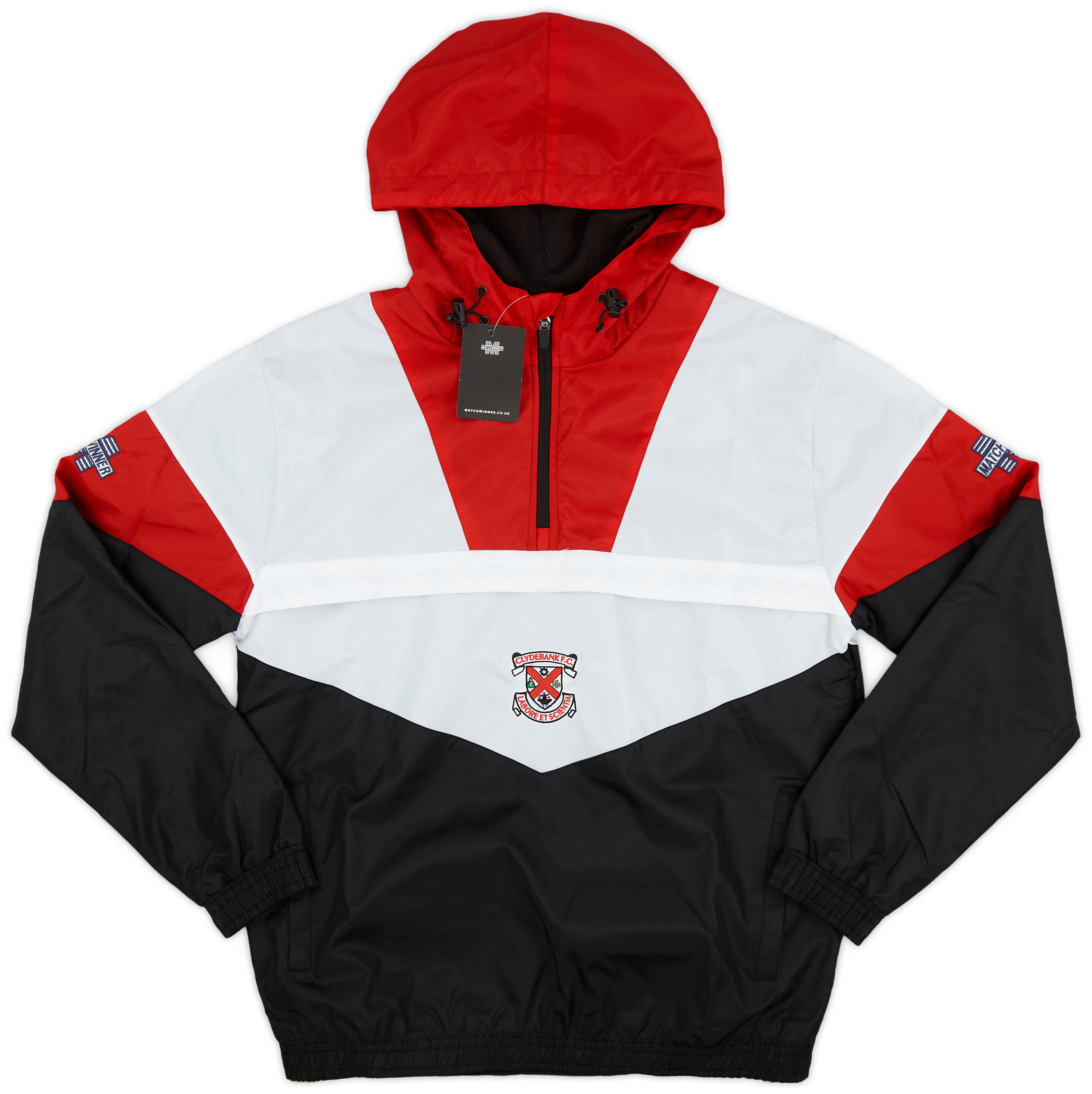 1993-95 Clydebank Matchwinner Reissue 1/4 Zip Rain Jacket