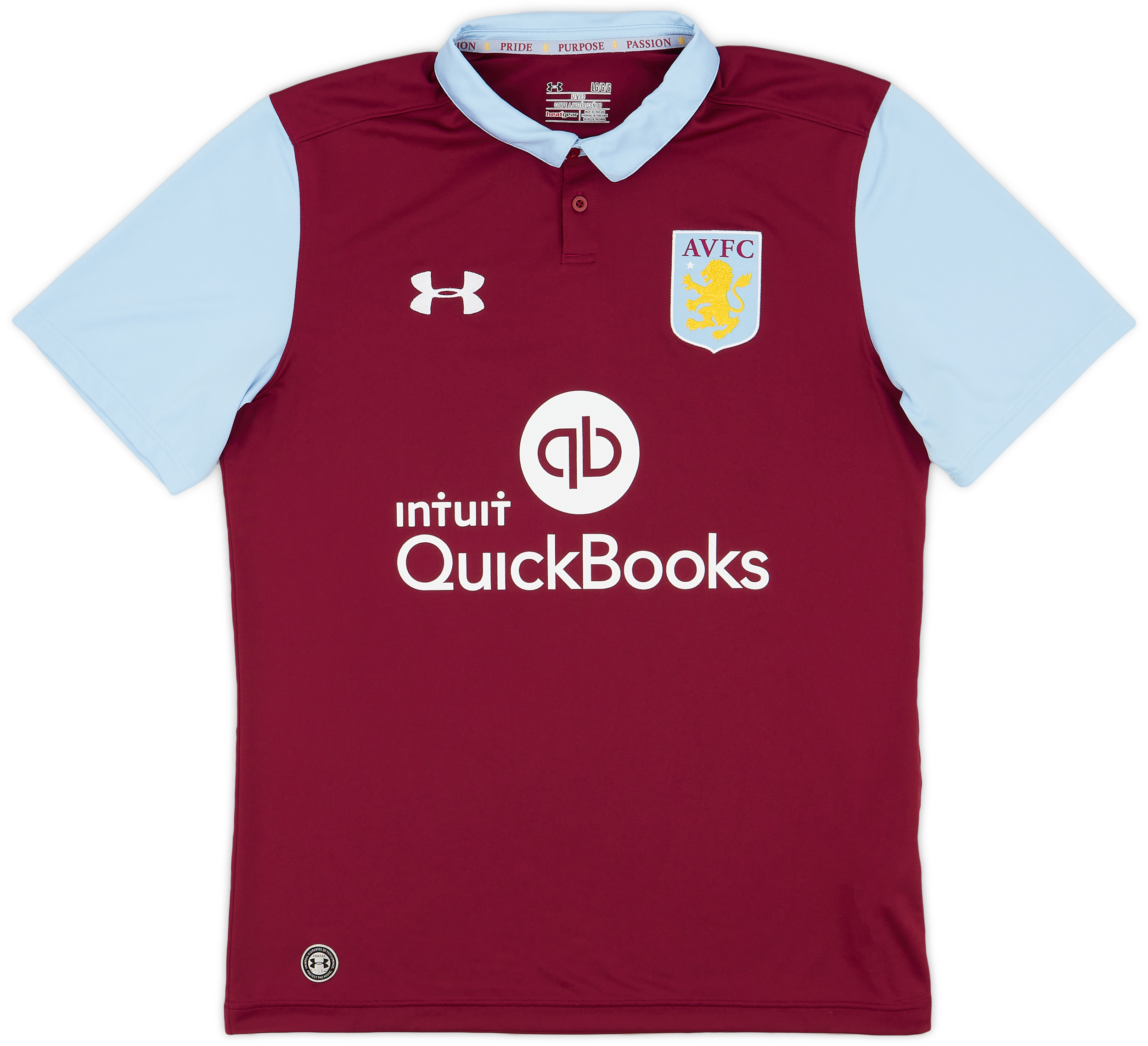 2016-17 Aston Villa Home Shirt - 8/10 - (L)