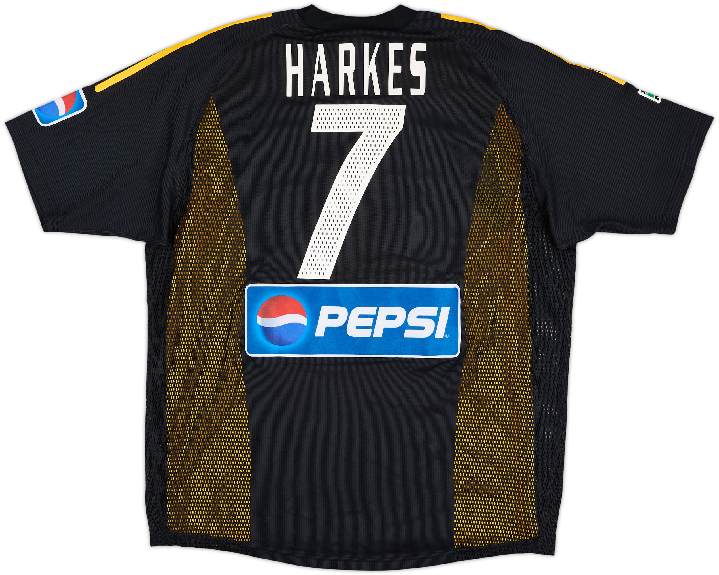 2002 Columbus Crew Match Issue Away Shirt Harkes #7