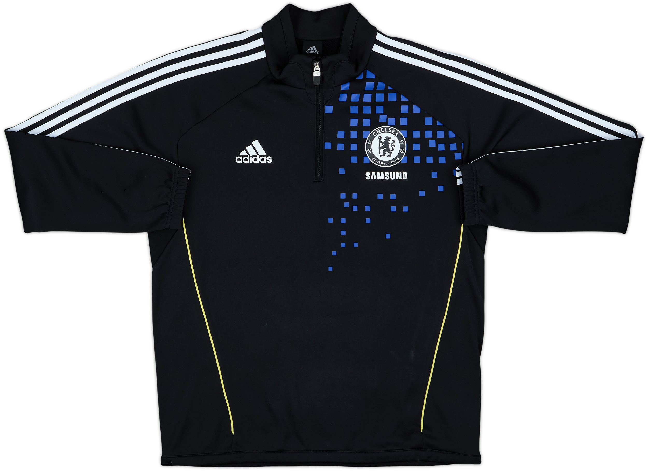 2011-12 Chelsea adidas 1/4 Zip Drill Top - 8/10 - (L)
