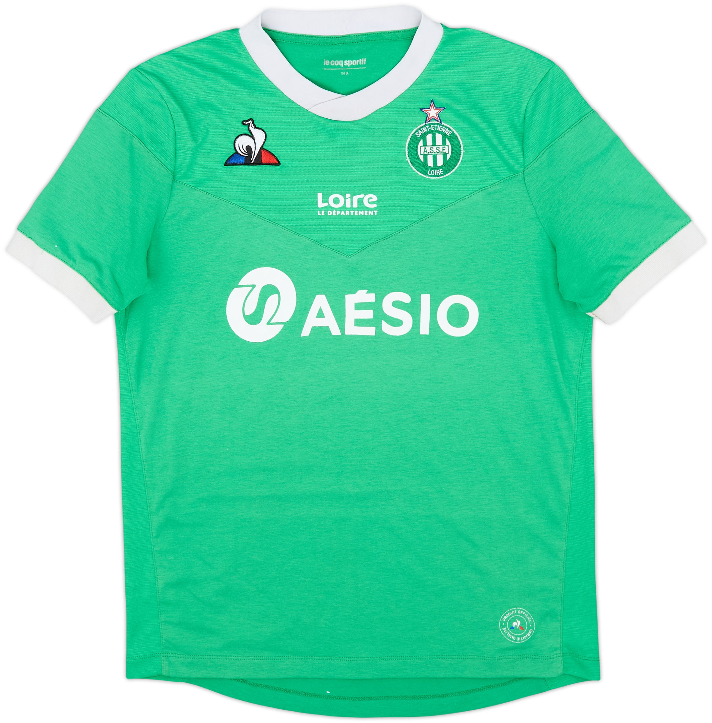 AS Saint-Étienne シャツ 緑 2020-21 Saint Etienne Home Shirt - 6/10 - (Women's M)