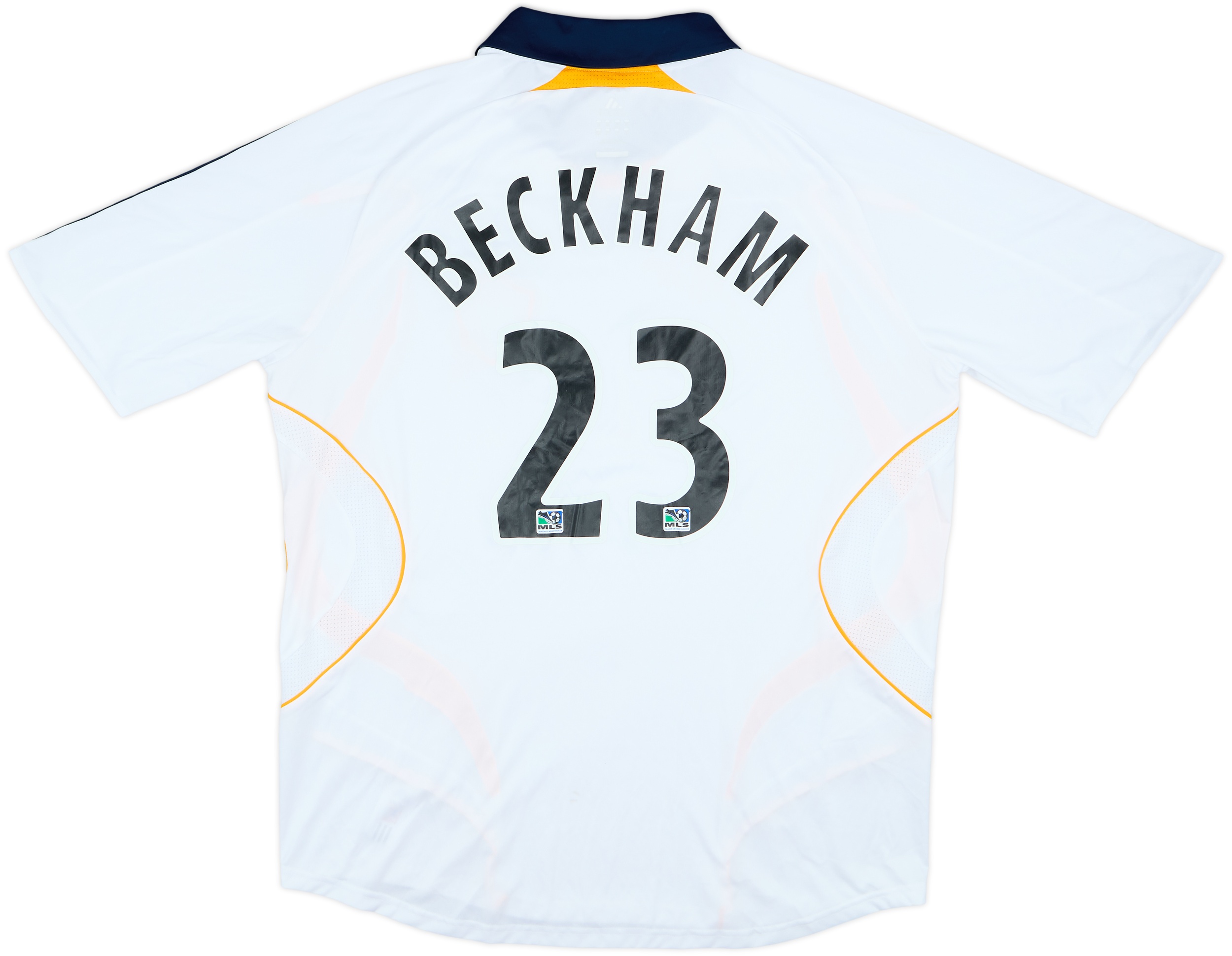 2007-08 LA Galaxy Home Shirt Beckham #23 - 6/10 - (XL)