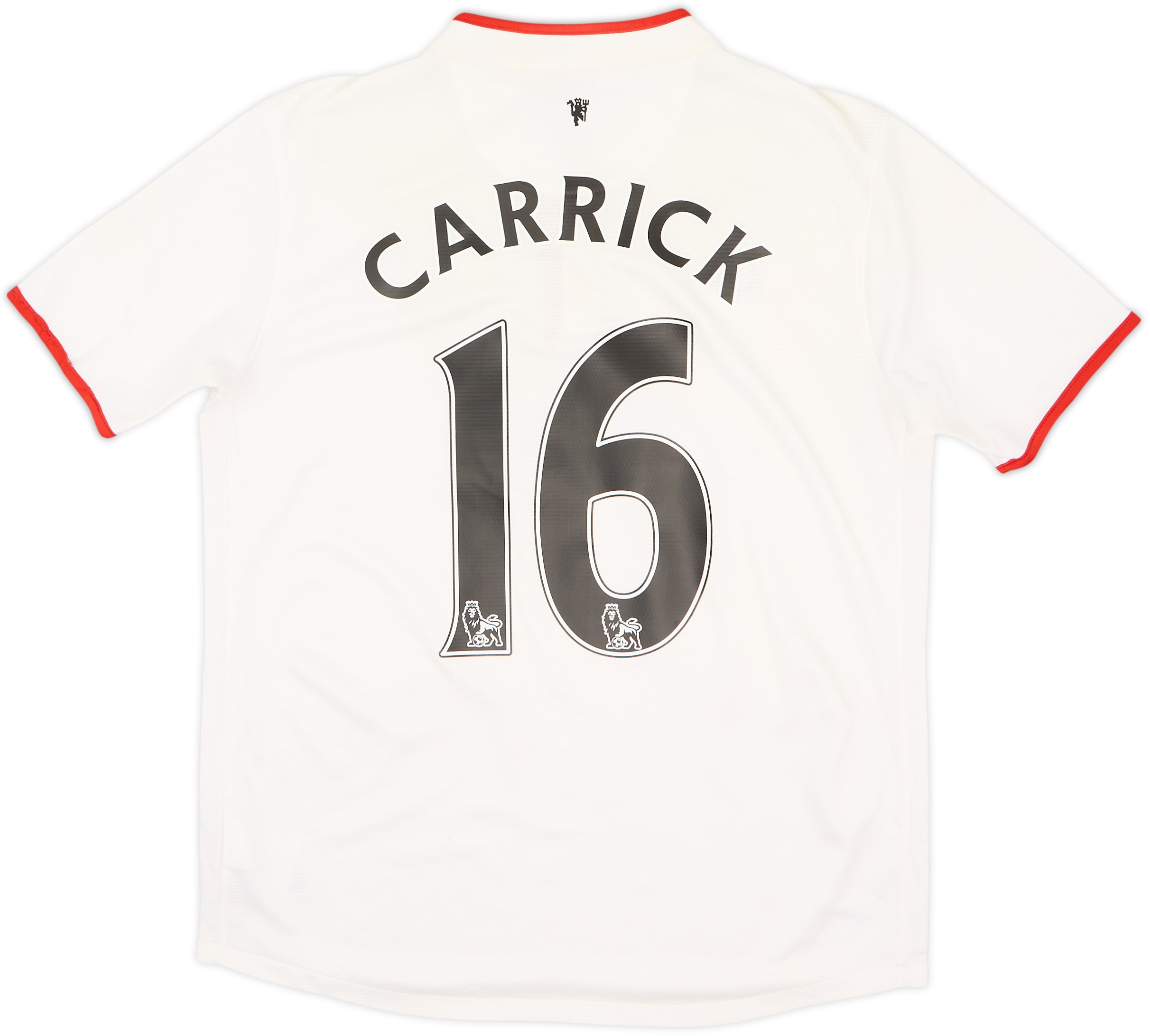 2012-14 Manchester United Away Shirt Carrick #16 - 8/10 - (XL.Boys)