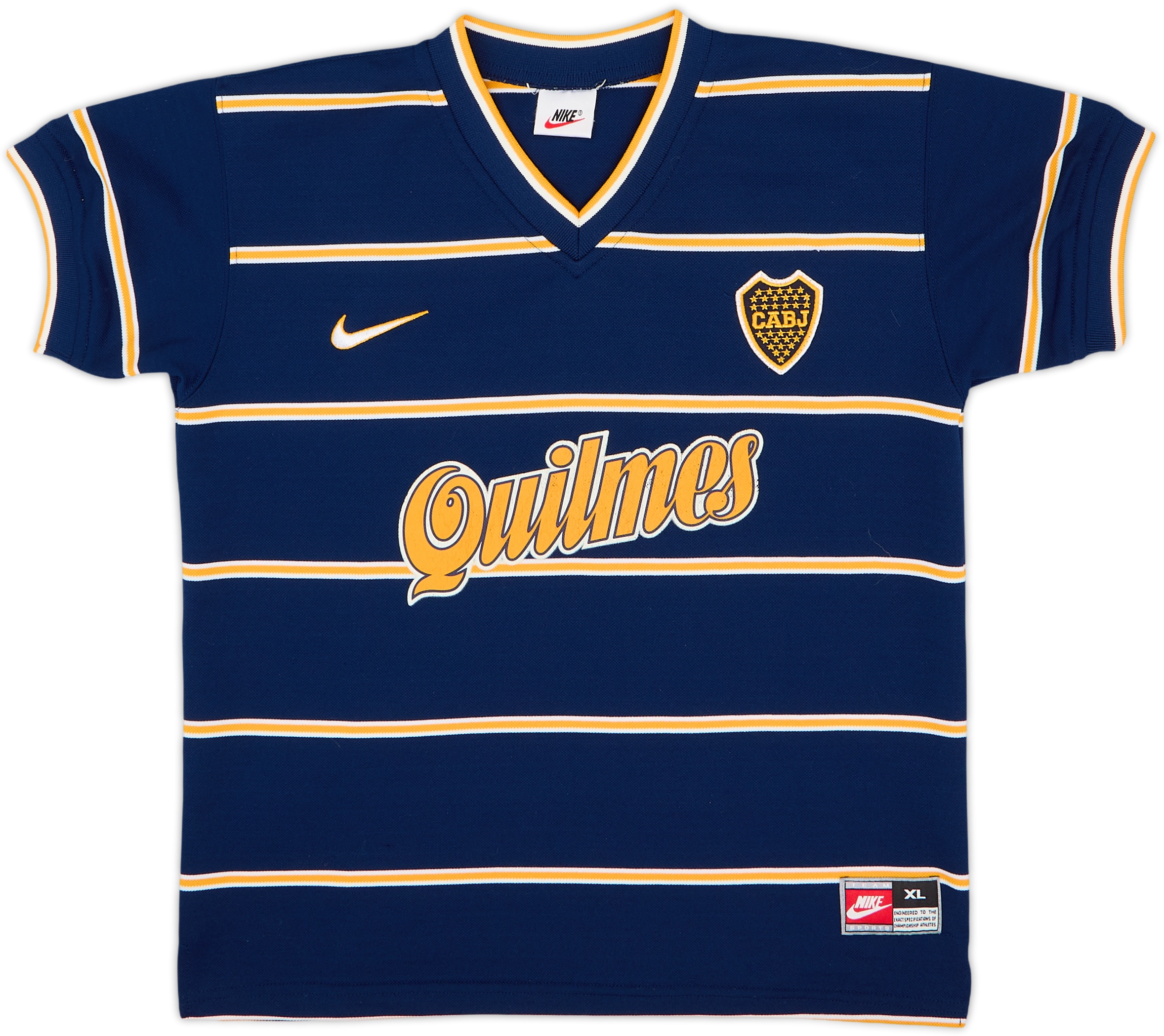 1998-00 Boca Juniors Copa Mercosur Home Shirt - 6/10 - (XL.Boys)
