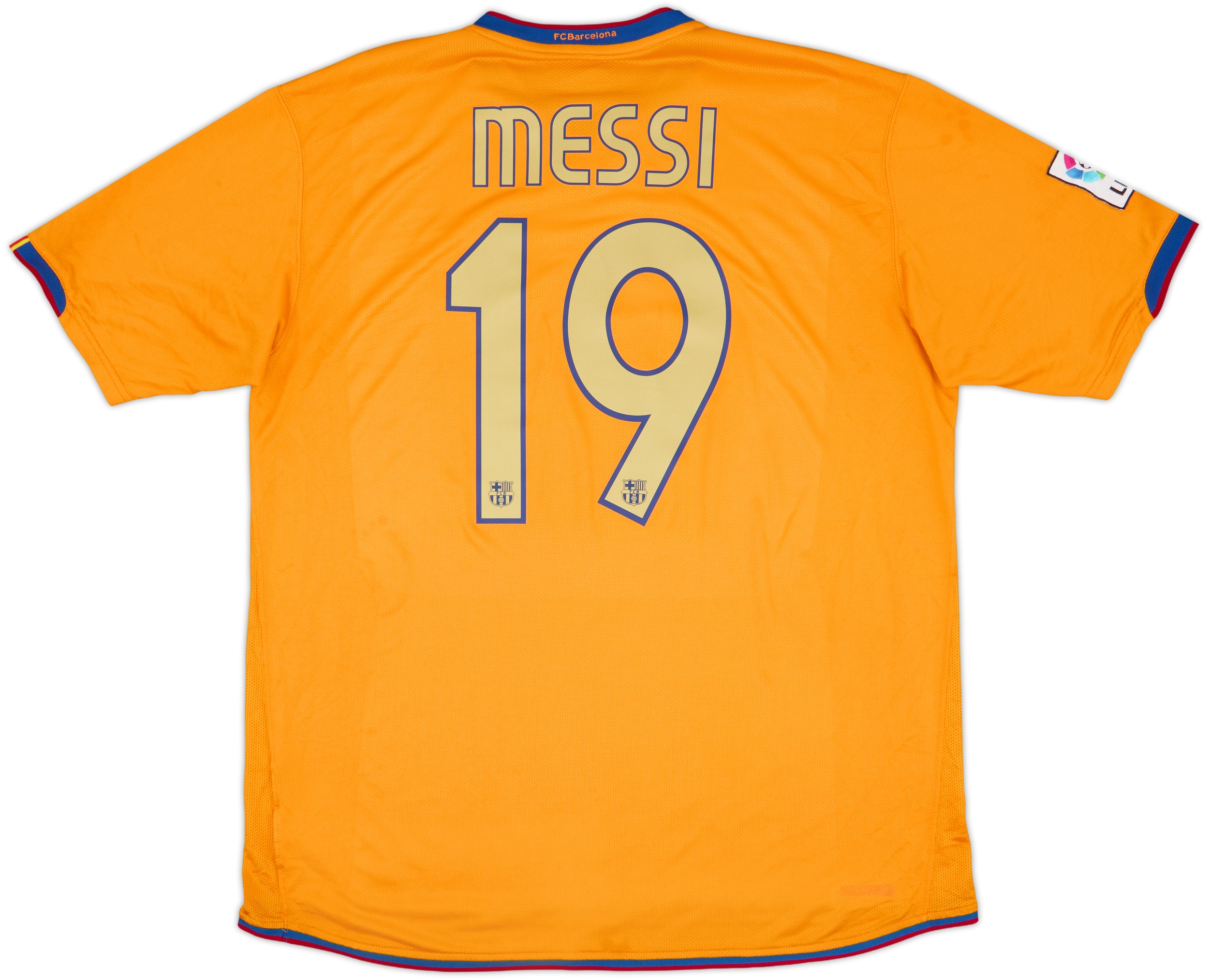 2006-08 Barcelona Away Shirt Messi #19 - 8/10 - (XL)