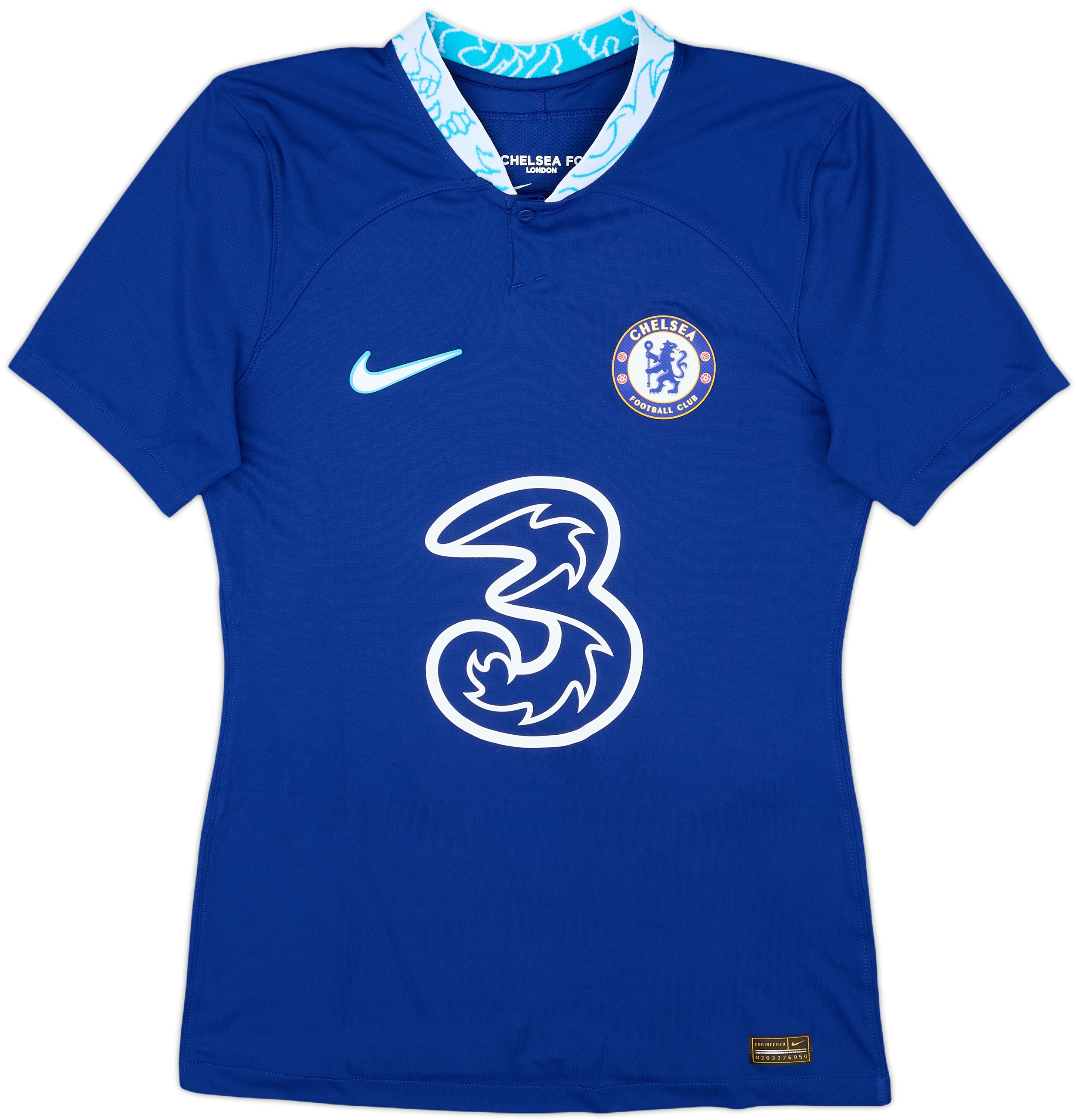 【在庫処分大特価!!】 2022-23 Chelsea (S) - 10/10 - #6 T.Silva Shirt Home Authentic ウェア