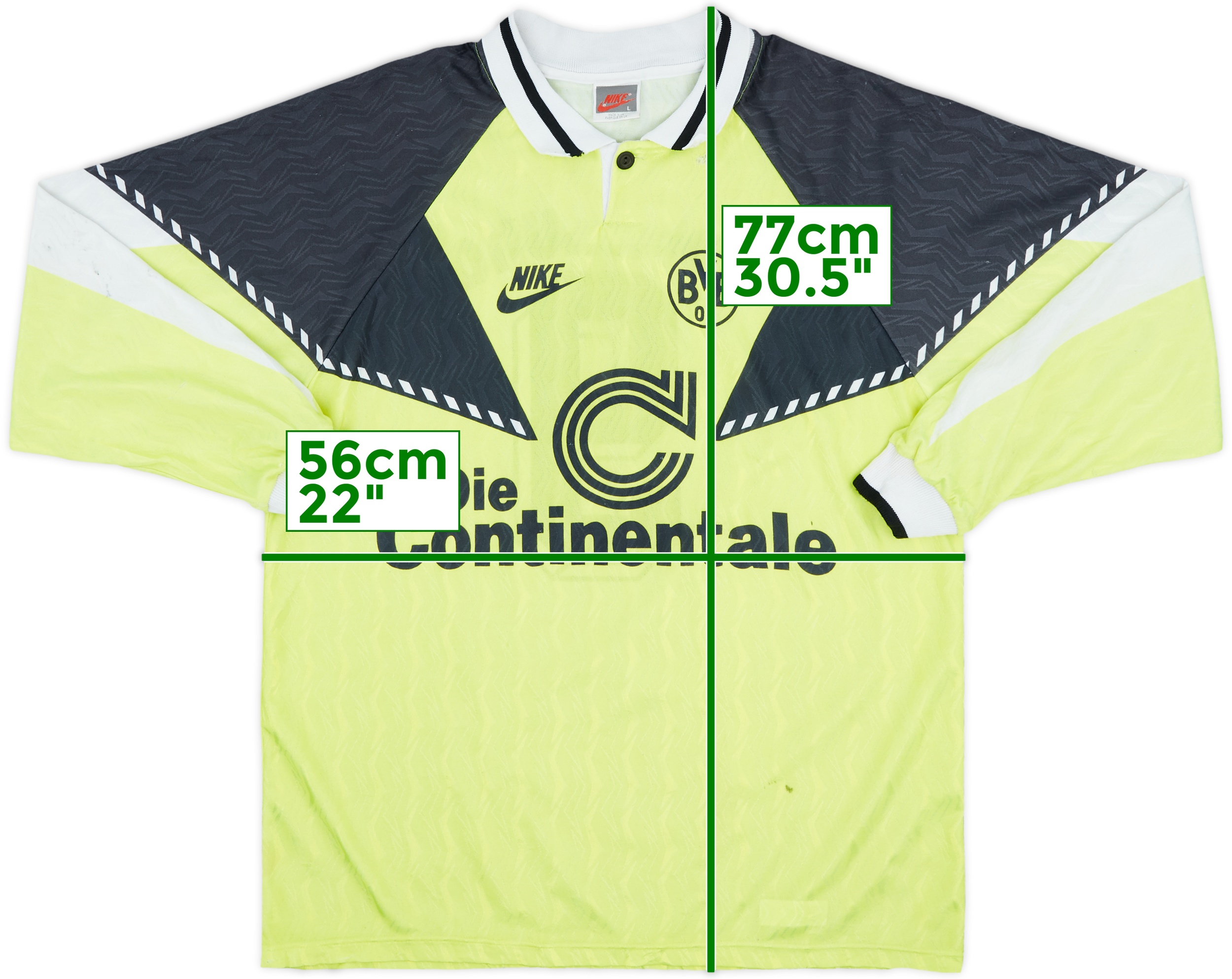 90s \"Borussia Dortmund\" ドルトムント　ユニフォーム　L 90s NIKE/ DORTMUND ドルトムント BVB ユニフォーム - メルカリ