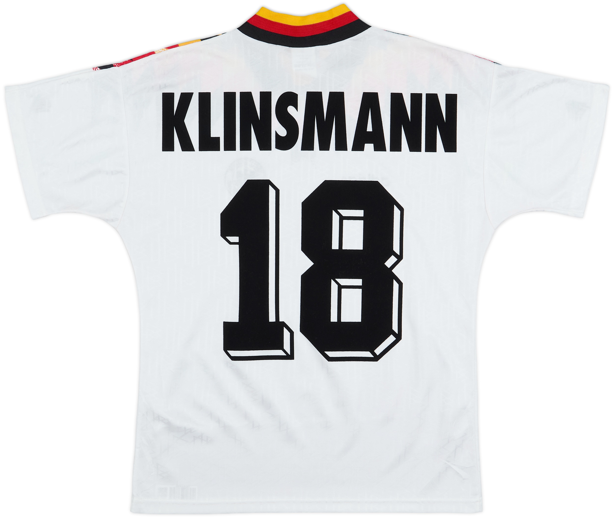 1994-96 Germany Home Shirt Klinsmann #18 - 10/10 - (XS)