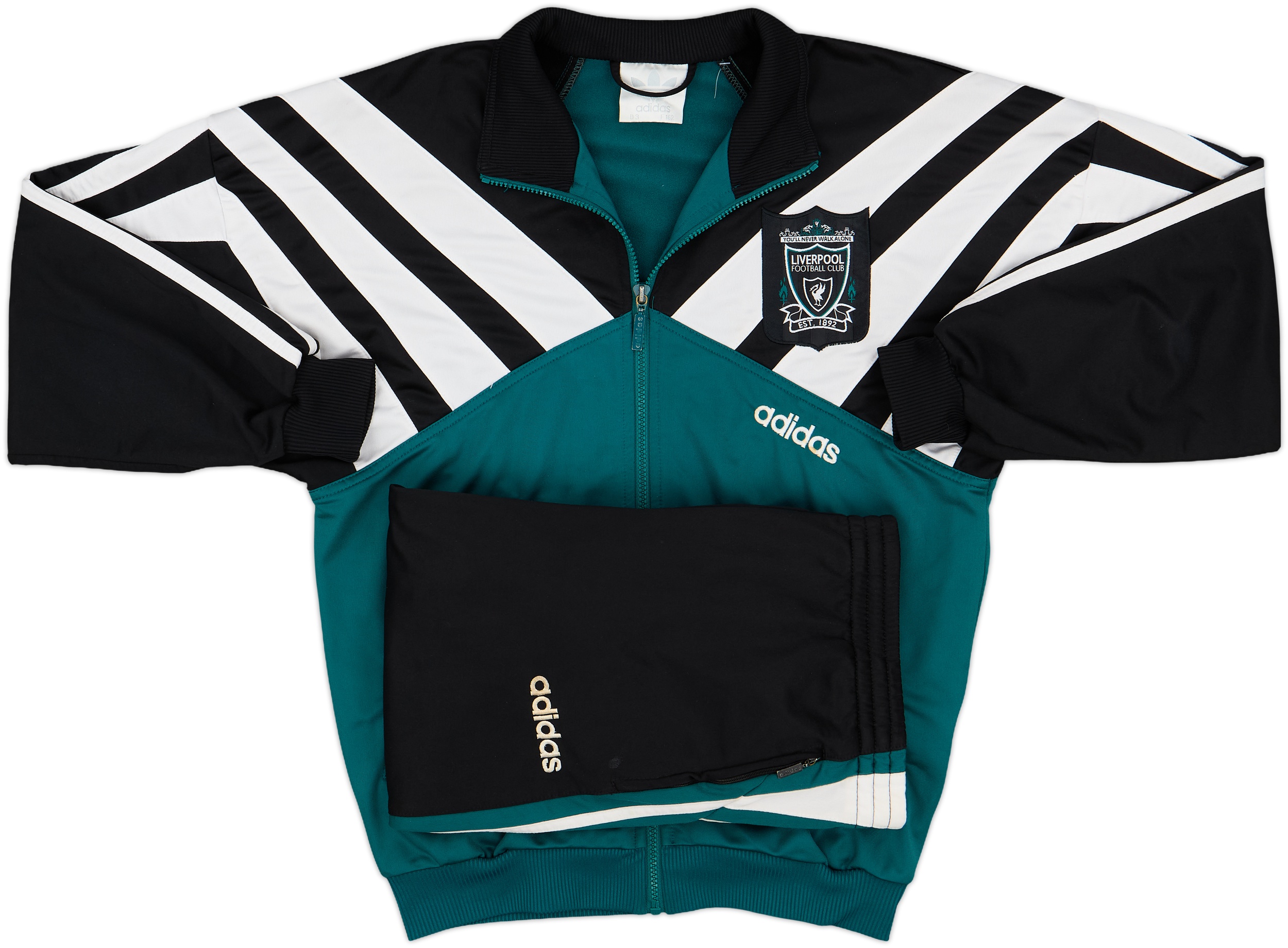ウェア Liverpool 1995/96  uniform S 1995-96 Liverpool adidas Tracksuit - 7/10 - (S)