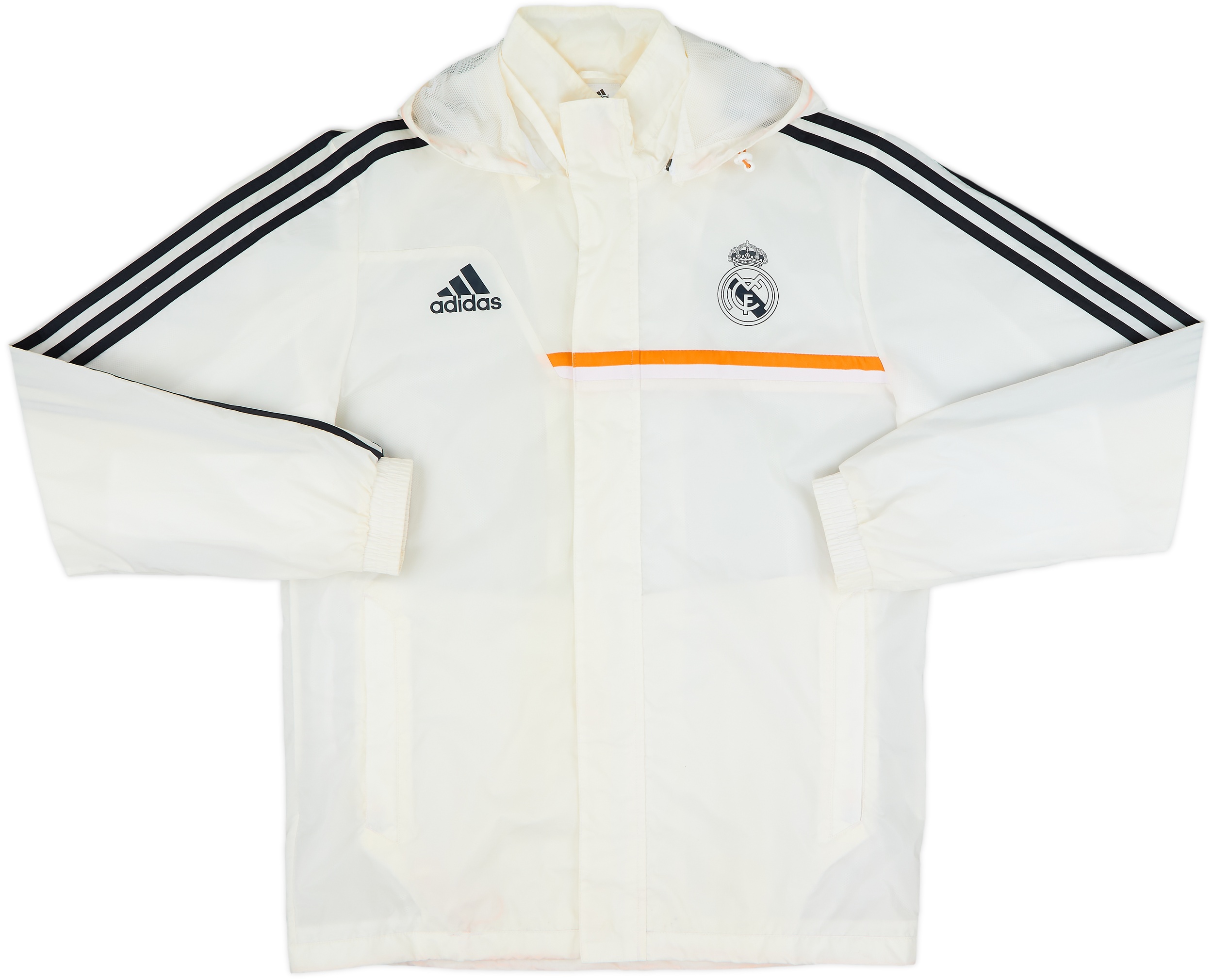 2013-14 Real Madrid adidas Hooded Track Jacket - 10/10 - (M)