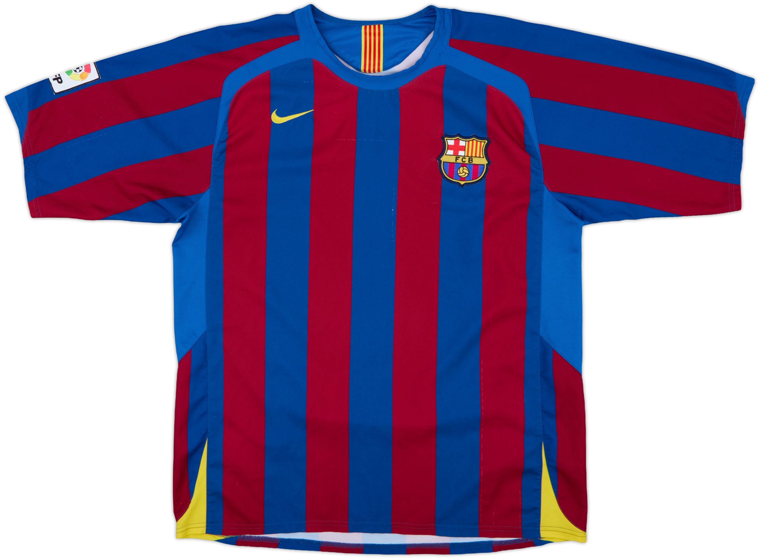 FC Barcelona Puyol 5番シャツ Nike Nike Barcelona PUYOL #5 2011-12 HOME FOOTBALL SHIRT LONG