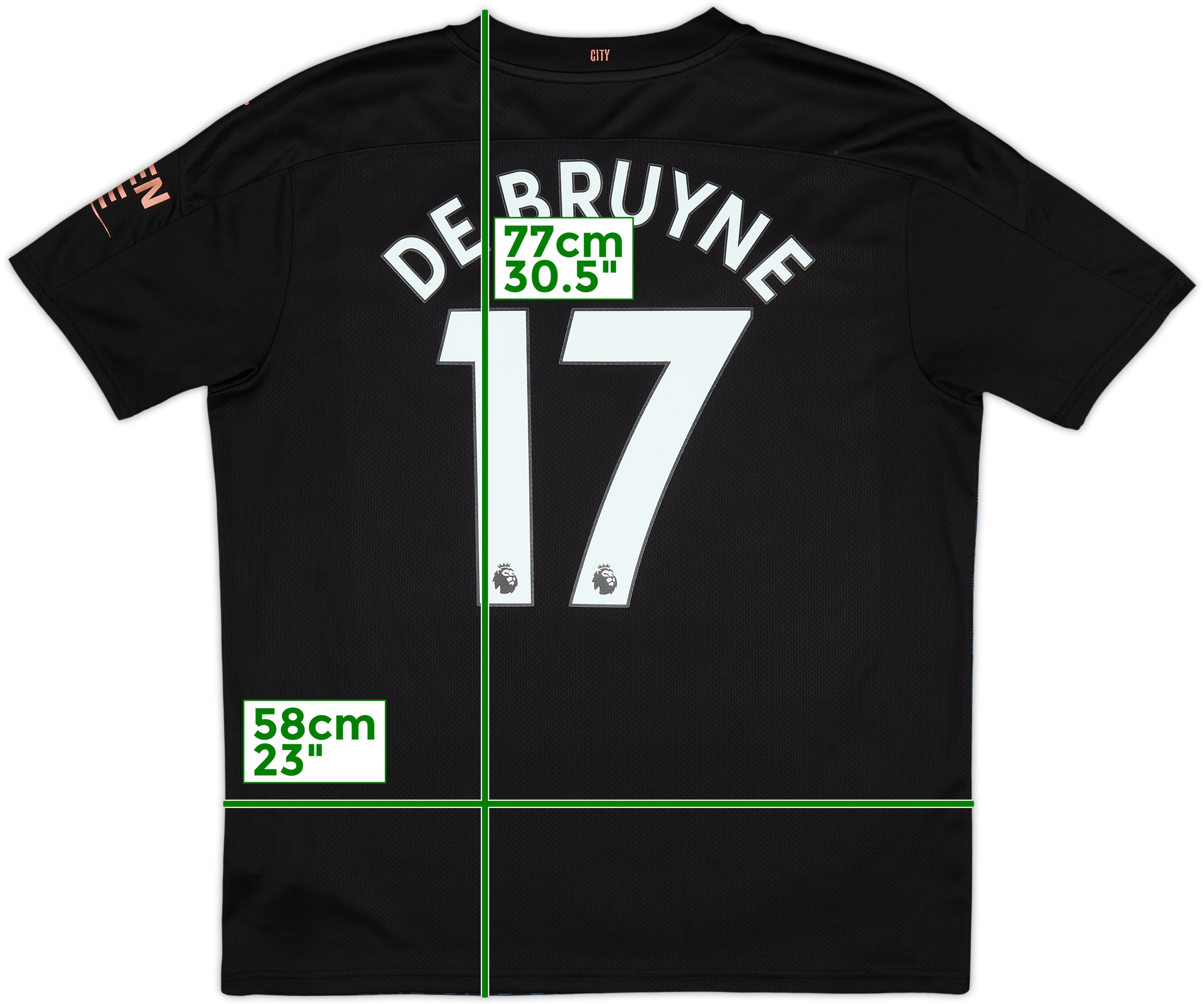 マンチェスター・シティ DE BRUYNE 17 シャツ
