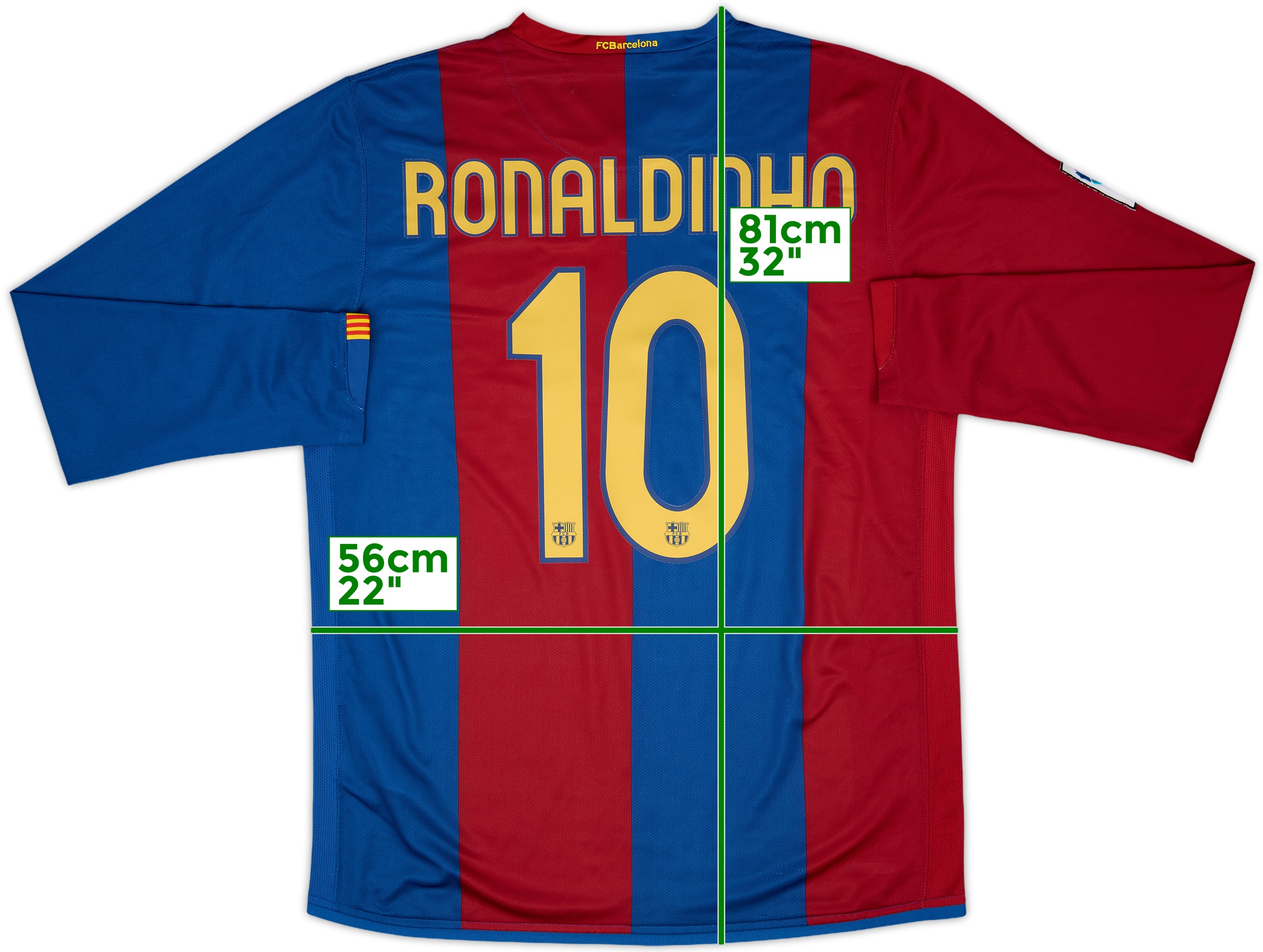 2006/07 【AUTHENTIC】Ronaldinho #10 , L 200525537327-