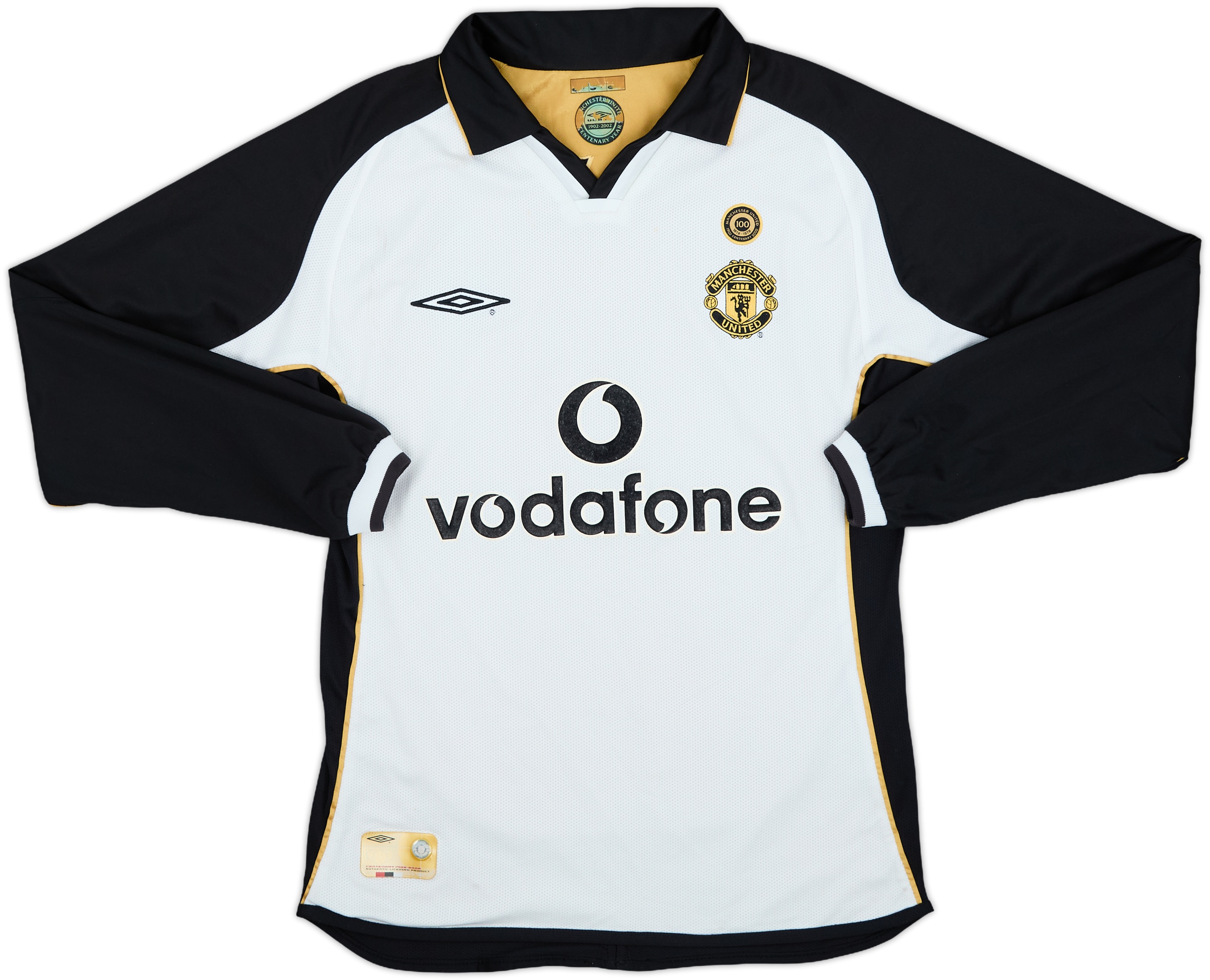 2001-02 Manchester United Centenary Away/Third L/S Shirt