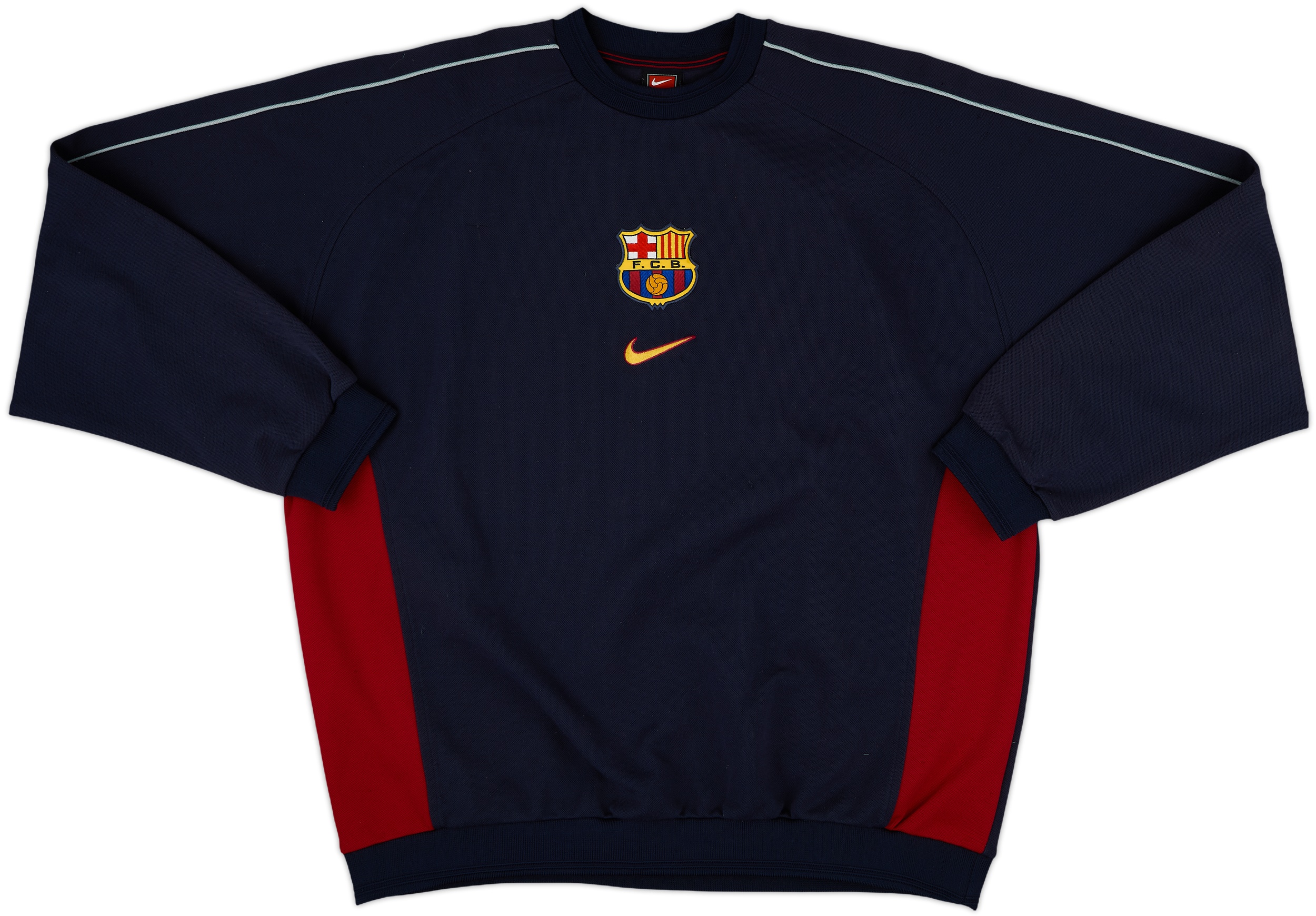 1999-00 Barcelona Nike Sweat Top - 8/10 - (XL)