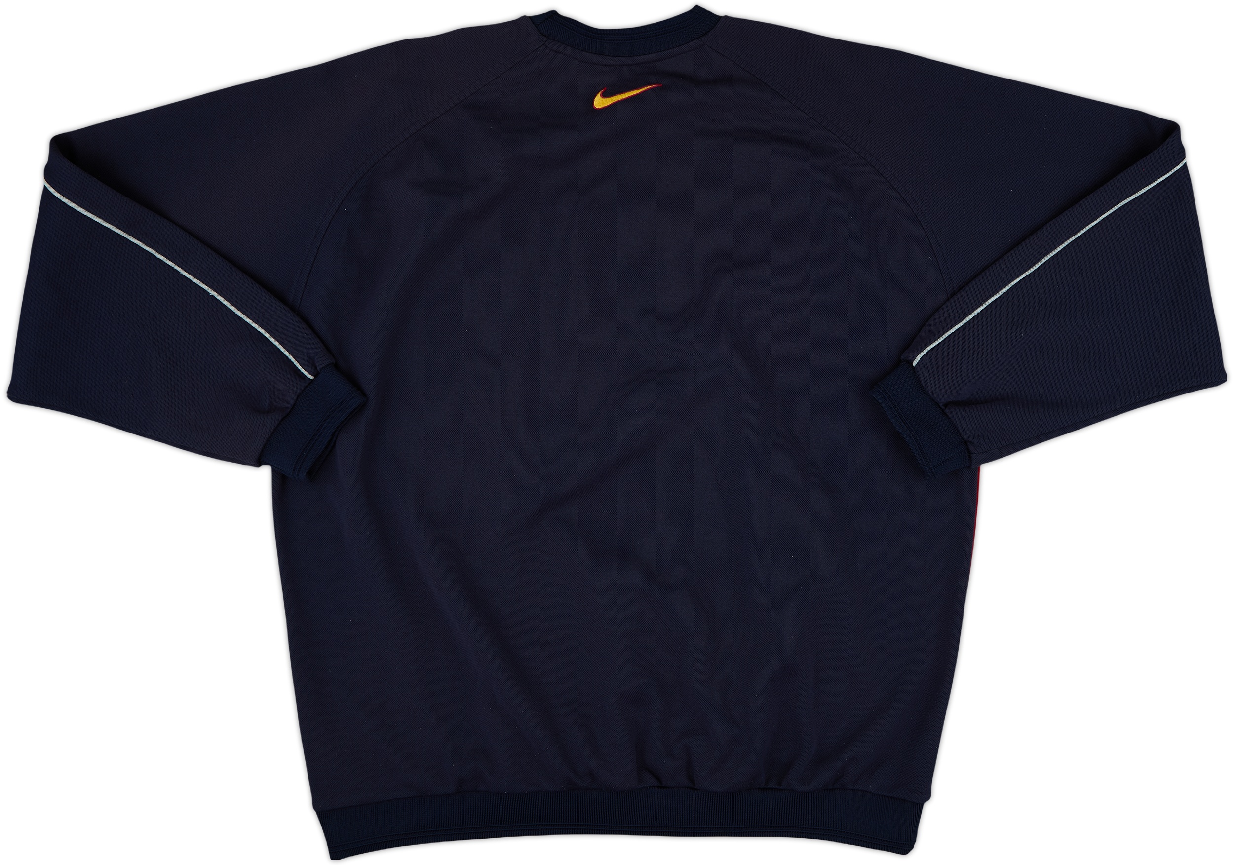 トップス 90s 00s \"FC BARCELONA\" game sweat shirt 1999-00 Barcelona Nike Sweat Top - 8/10 - (M)