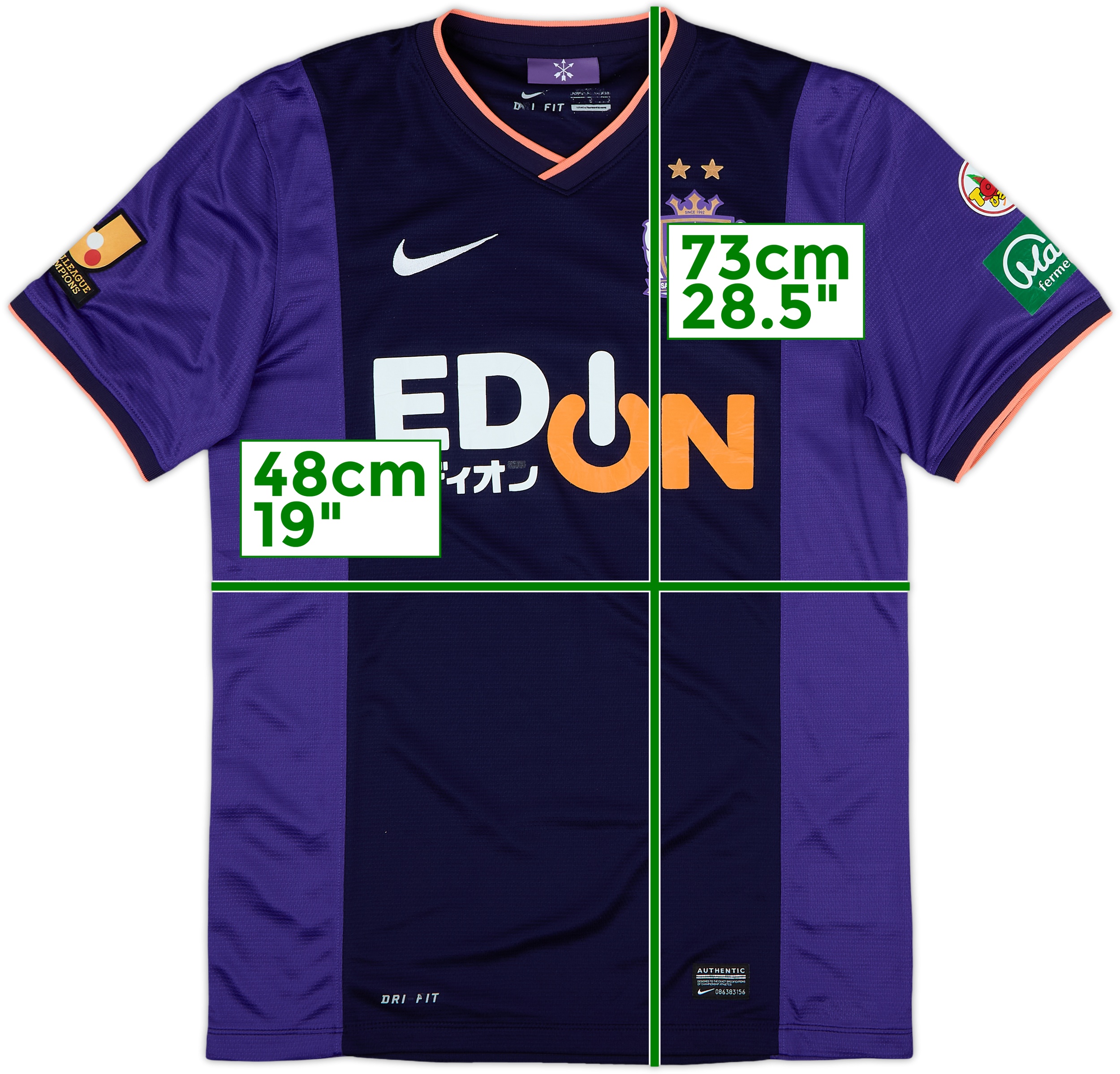 SANFRECCE HIROSHIMA AOYAMA 6 シャツ Sサイズ キングサイズ・洗える】リバティプリント シャツ （シャツ