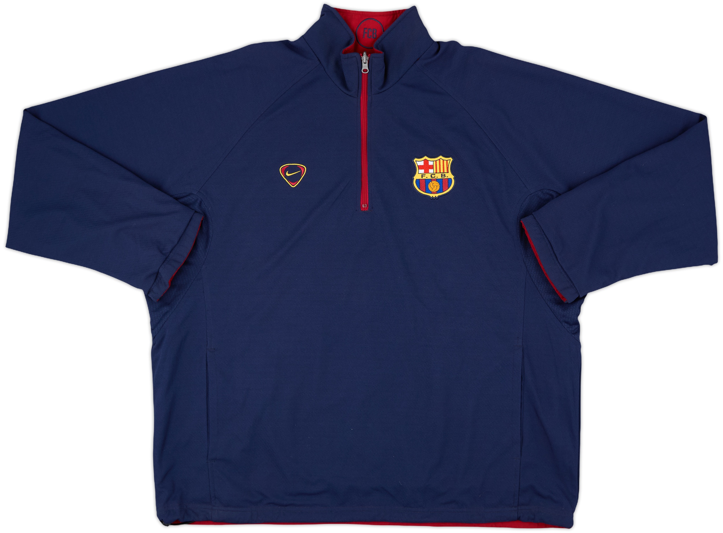 Barcelona 00/01 • Half-Zip Jacket *Reversible* • L – Real