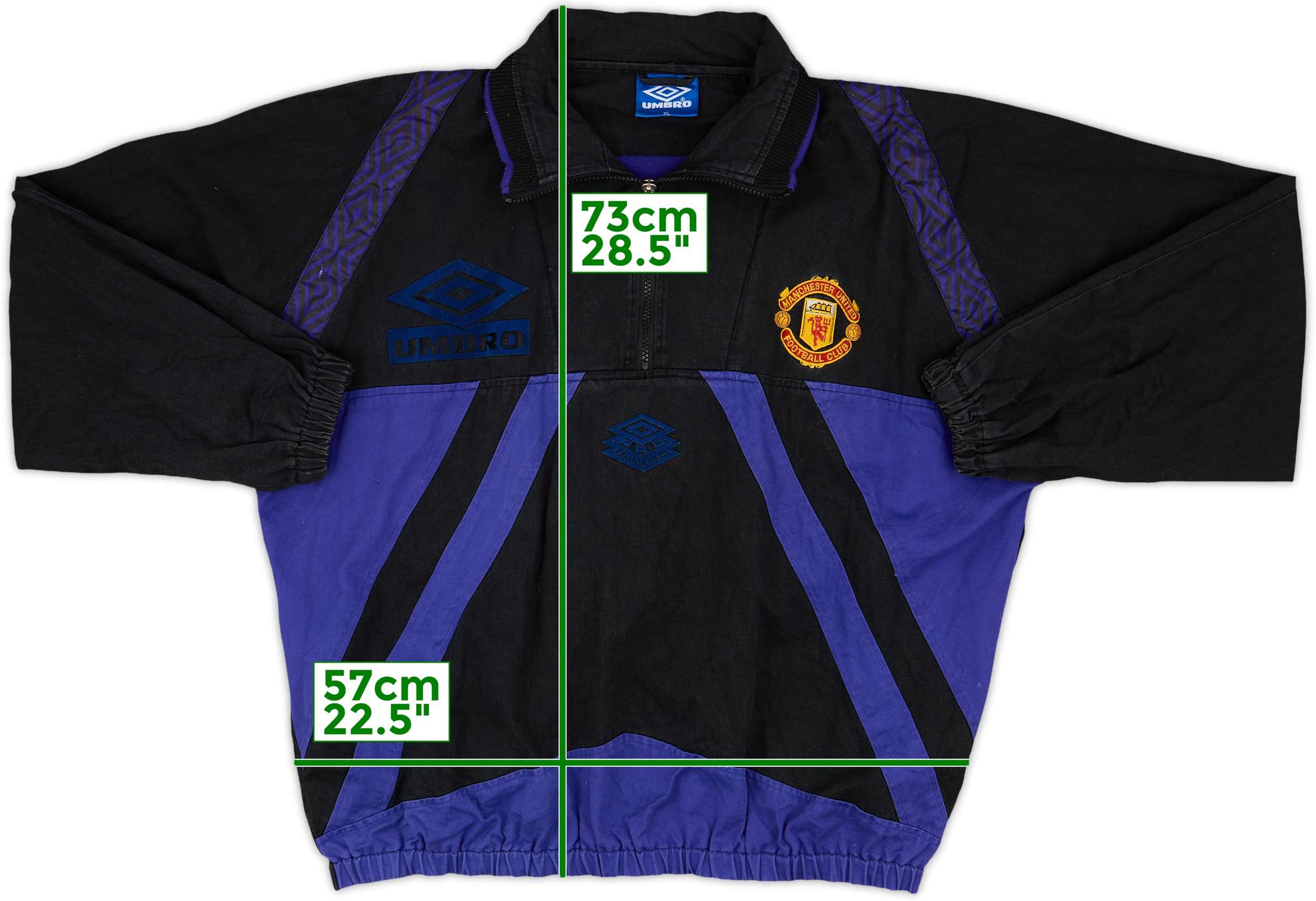日本人気超絶の - Top Drill Umbro United Manchester 1995-96 7/10 (XL) - ウェア