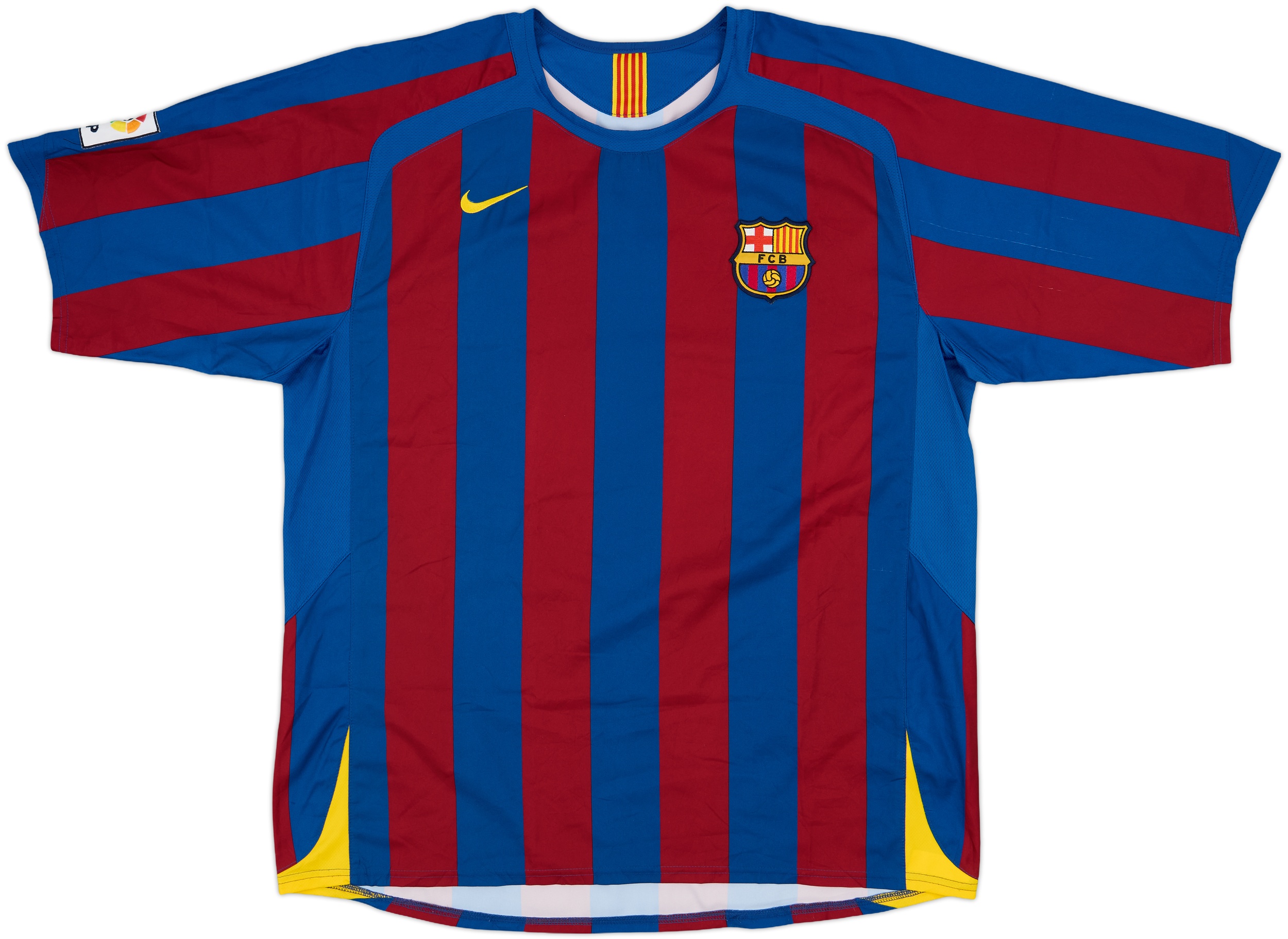 FC Barcelona Ronaldinho 10 シャツ Lサイズ FC Barcelona jersey RONALDINHO 10 shirt 2003 Football Soccer