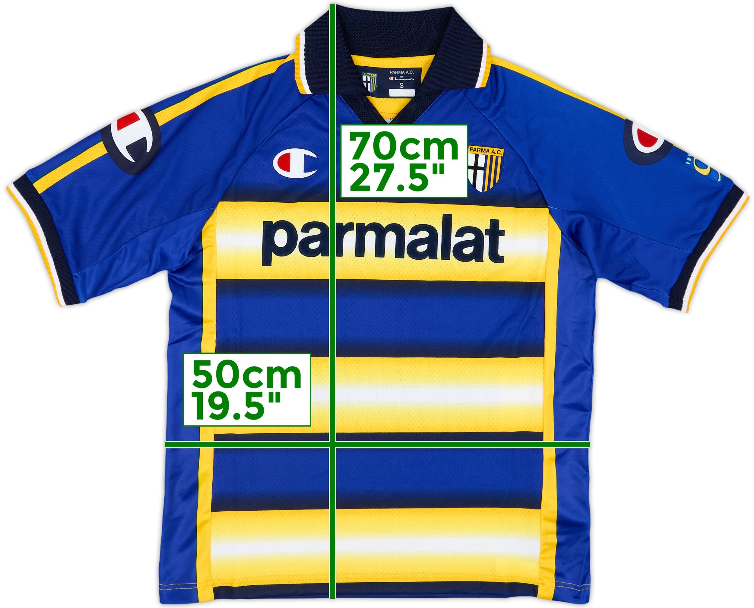 2003-04 Parma '90 Years' Home Shirt - 9/10 - (S)
