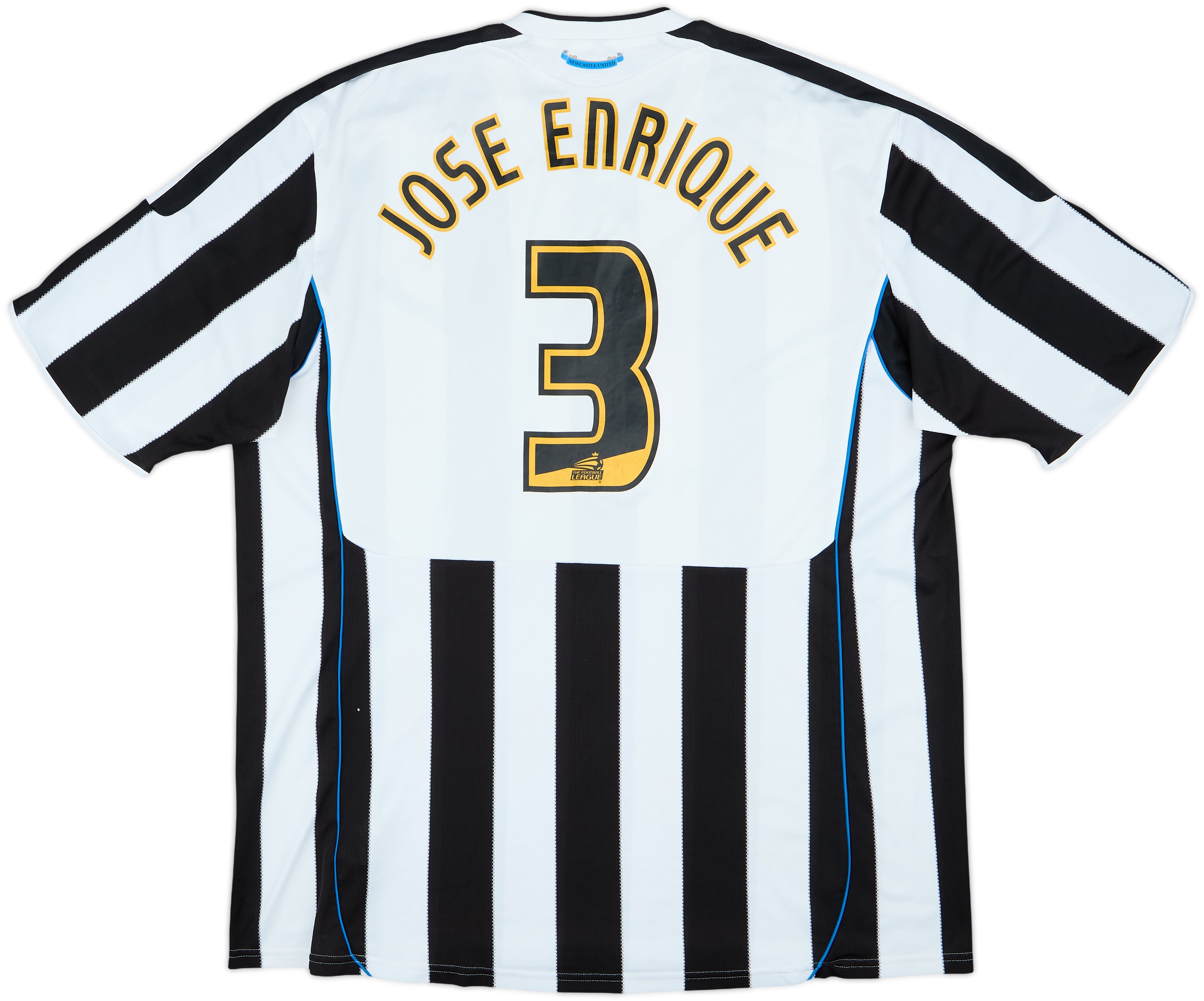2009-10 Newcastle Home Shirt Jose Enrique #3 - 7/10 - (3XL)