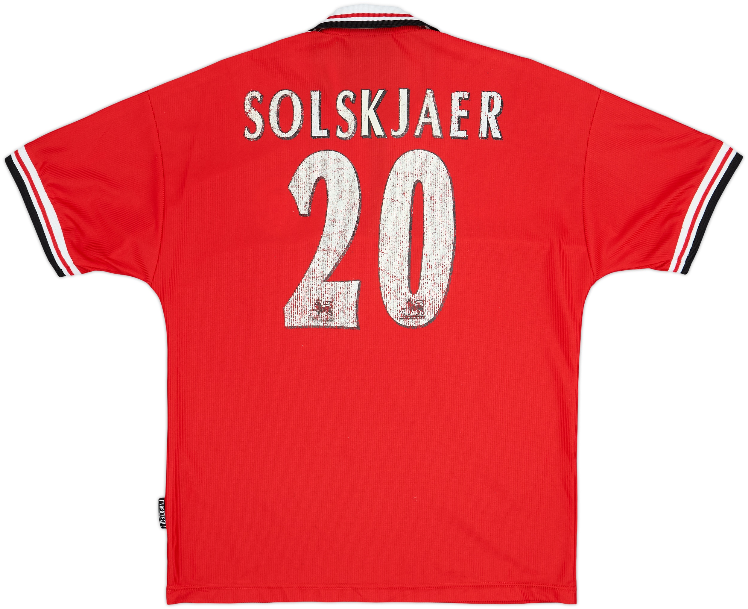 1998-00 Manchester United Home Shirt Solskjaer #20 - 5/10 - (M)