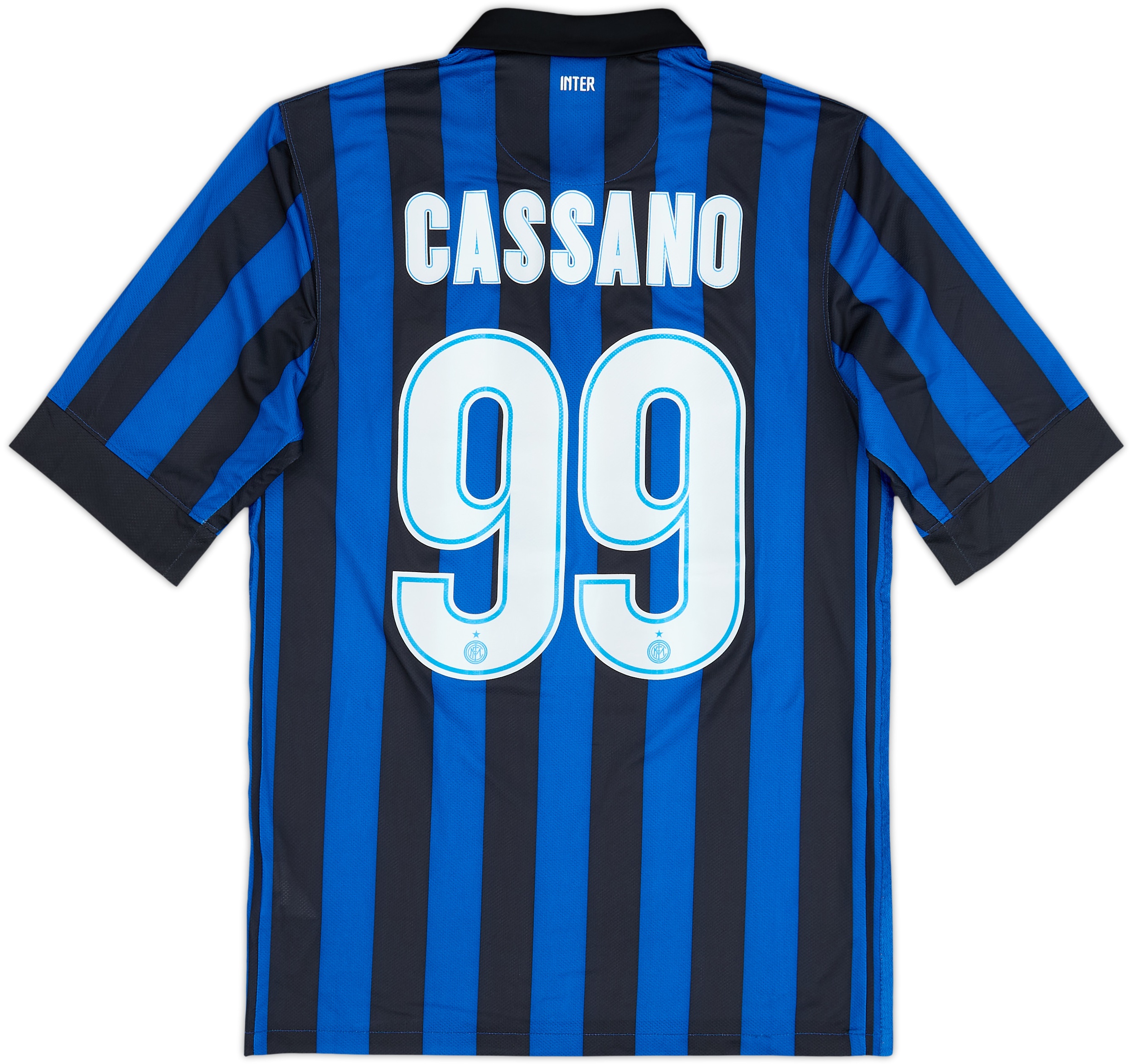 2011-12 Inter Milan Home Shirt Cassano #99 - 9/10 - (S)