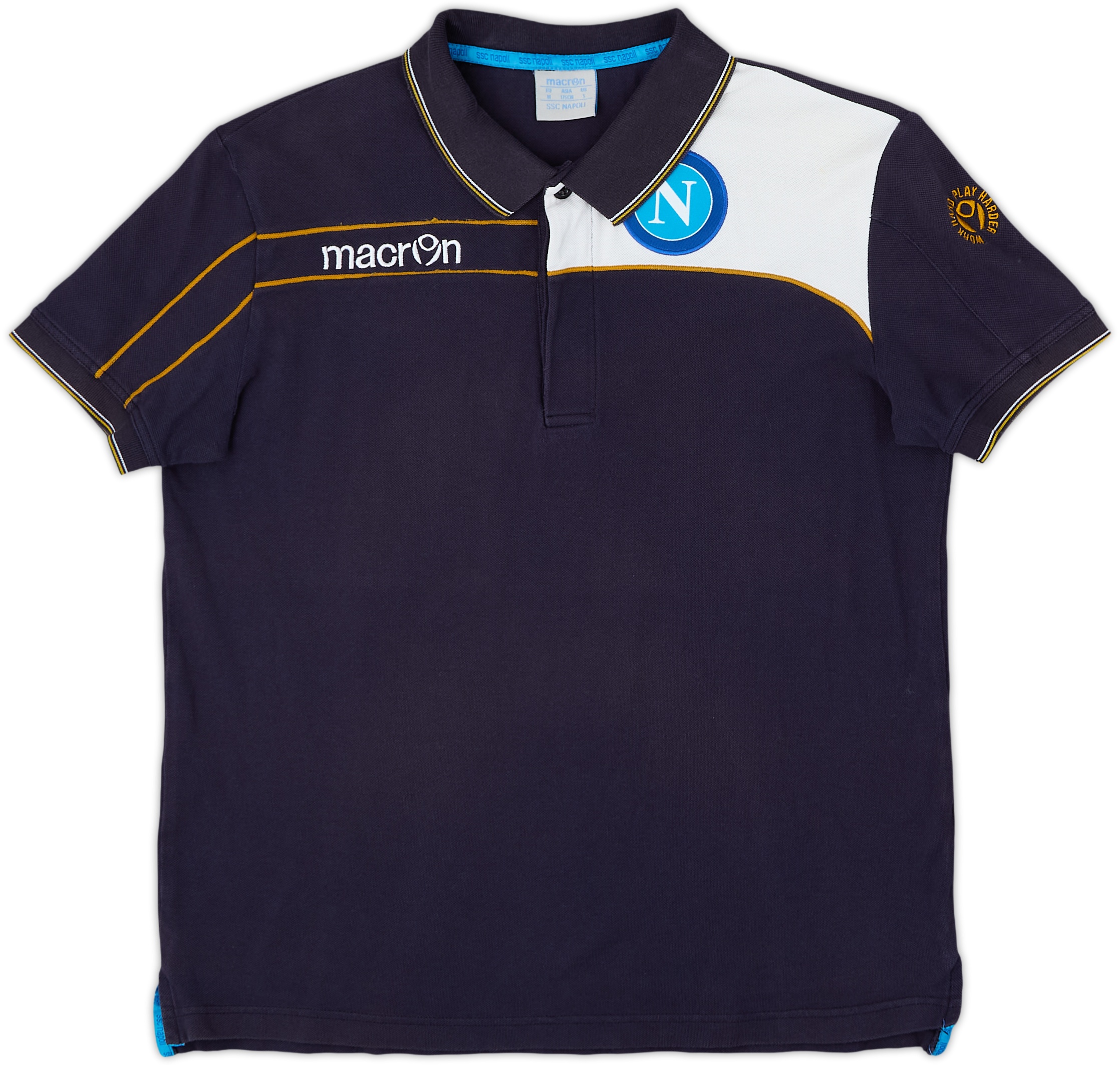 2012-13 Napoli Macron Polo Shirt - 6/10 - (M)