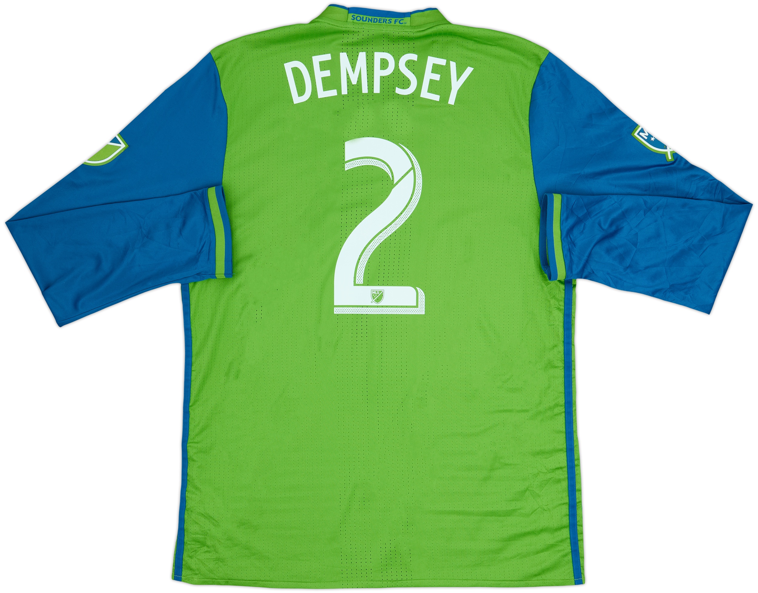 Camiseta auténtica de manga larga de local del Seattle Sounders