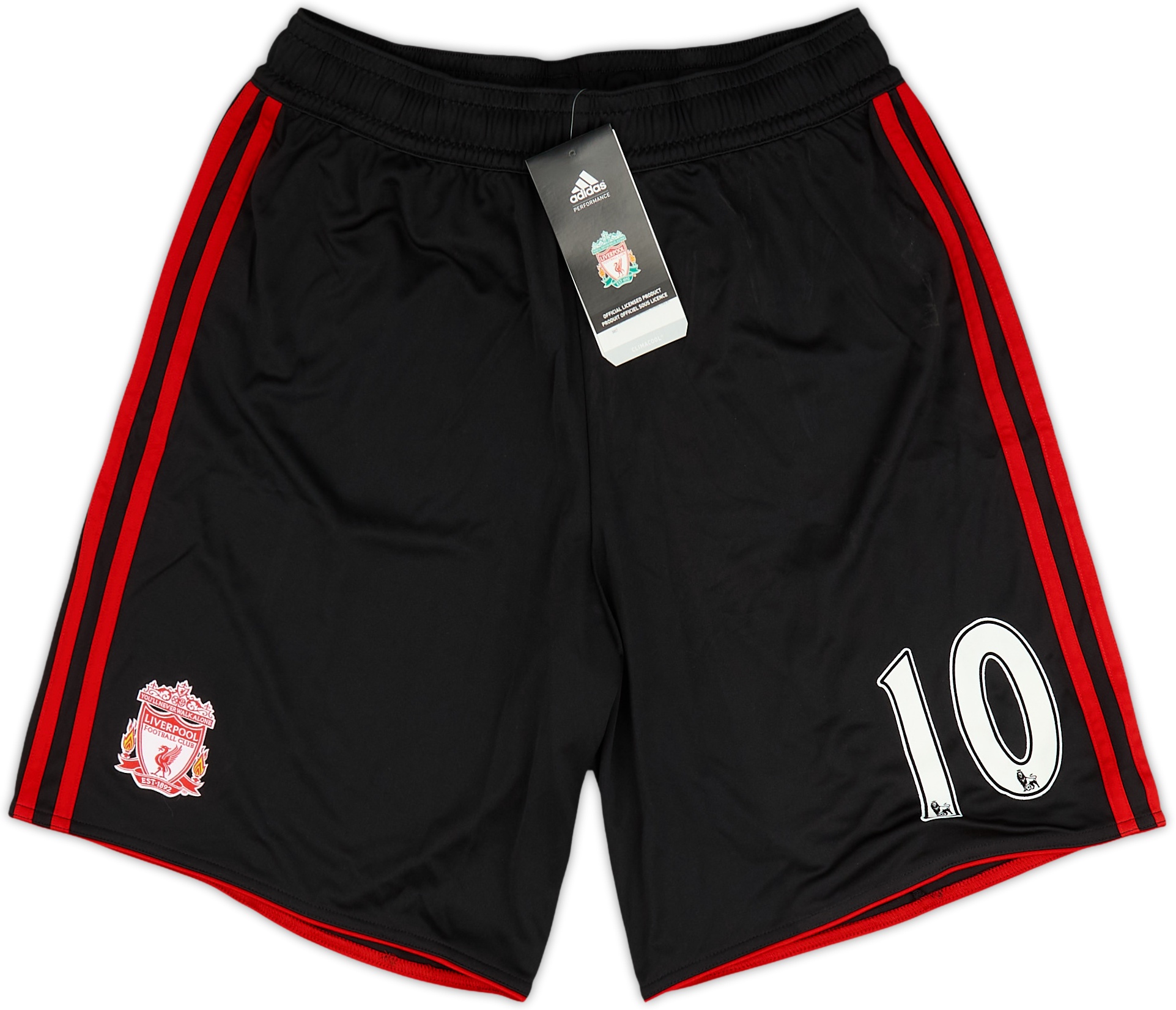 2010-11 Liverpool Away Shorts #10 (Cole) (M)