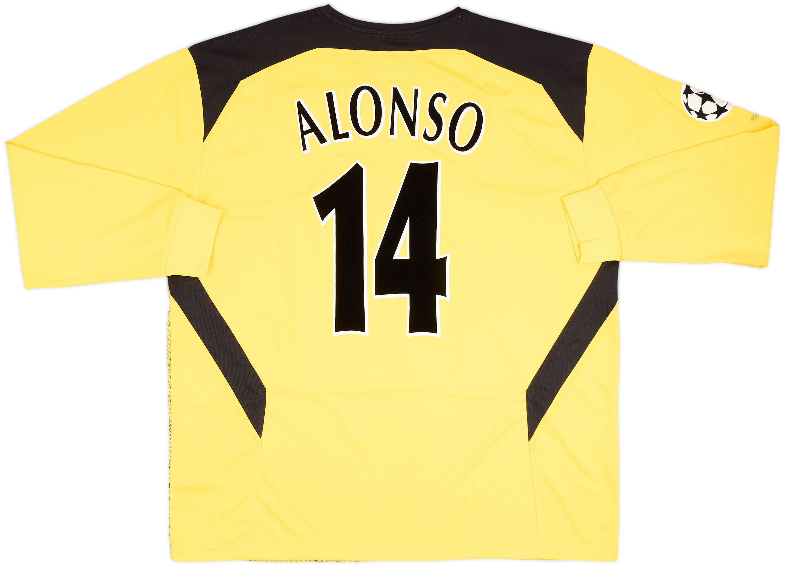 2004-06 Liverpool Away L/S Shirt Alonso #14 - 9/10 - (XL)