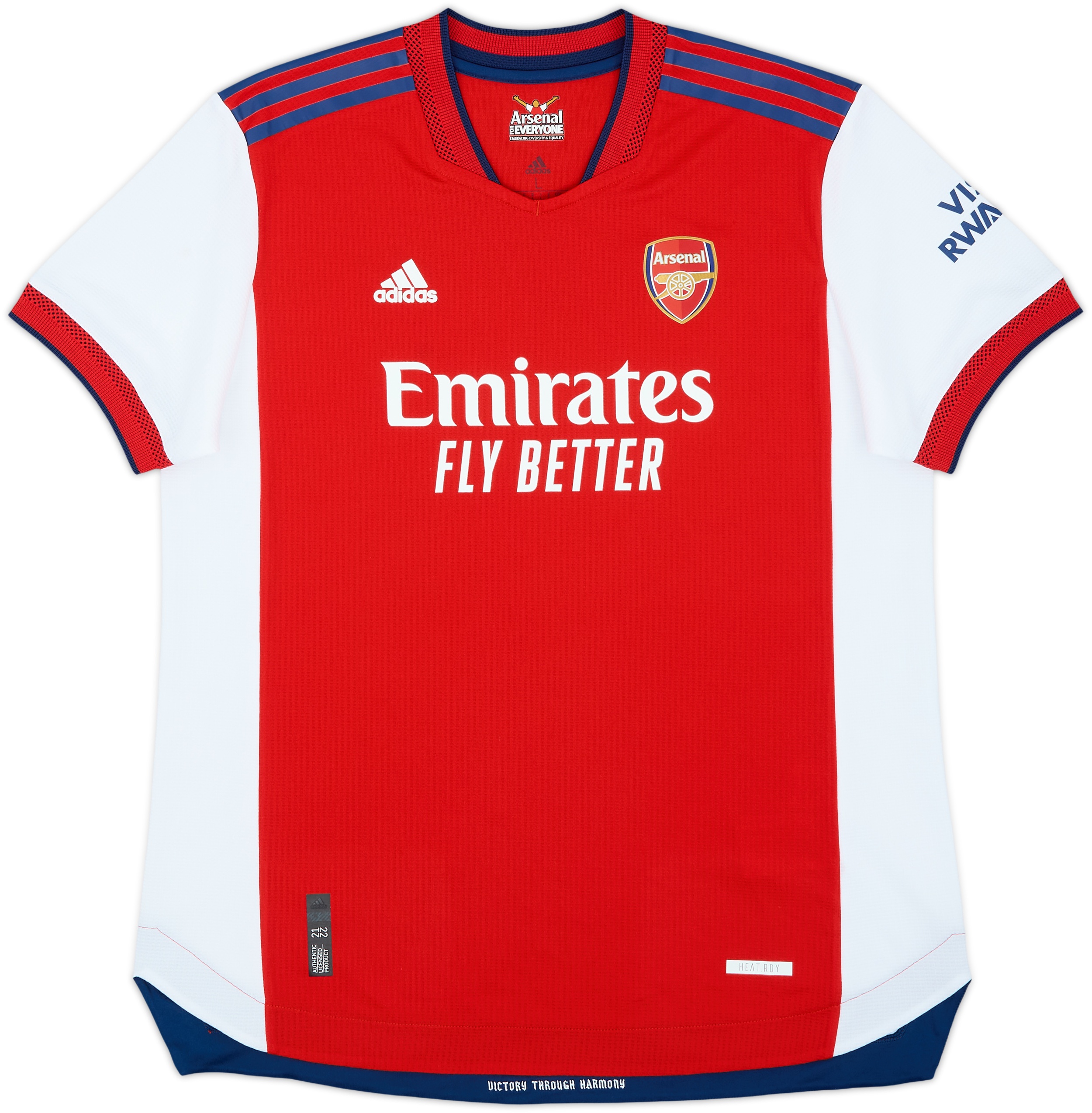 NEW  Arsenal Jersey Lサイズ 2021-22 Arsenal Authentic Home Shirt - 8/10 - (Women's L)