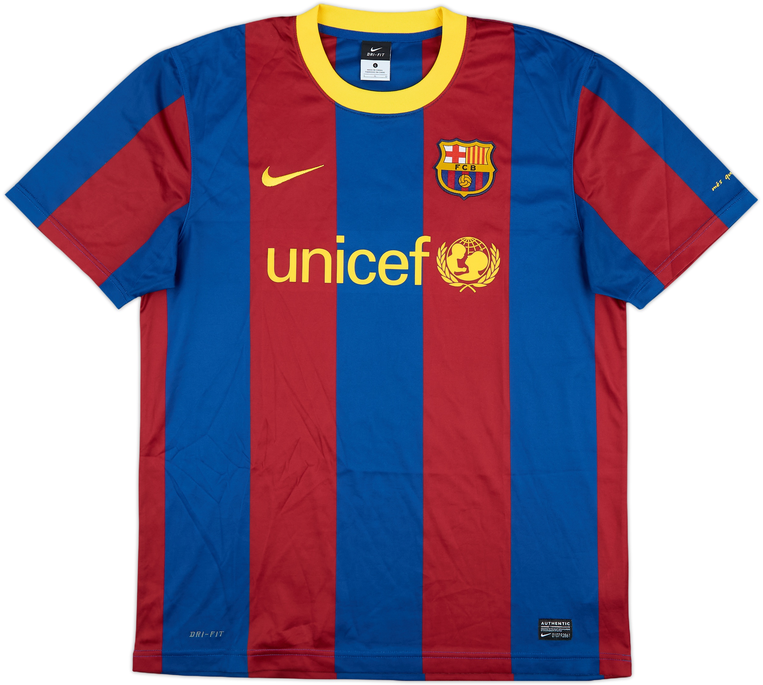 FC Barcelona PUYOL 5 プジョル　ユニフォームt 2005-06 Barcelona Home Shirt Puyol #5 - 8/10 - (L)
