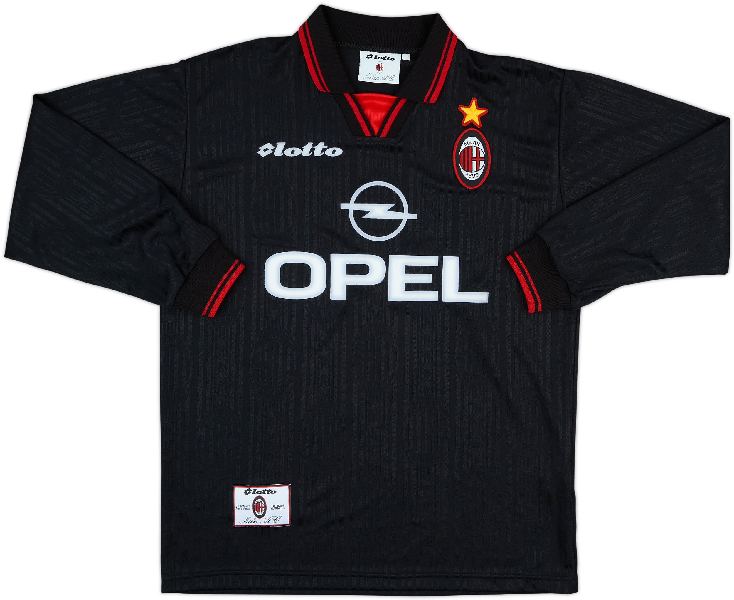 1997-98 AC Milan Third L/S Shirt - 10/10 - (M)