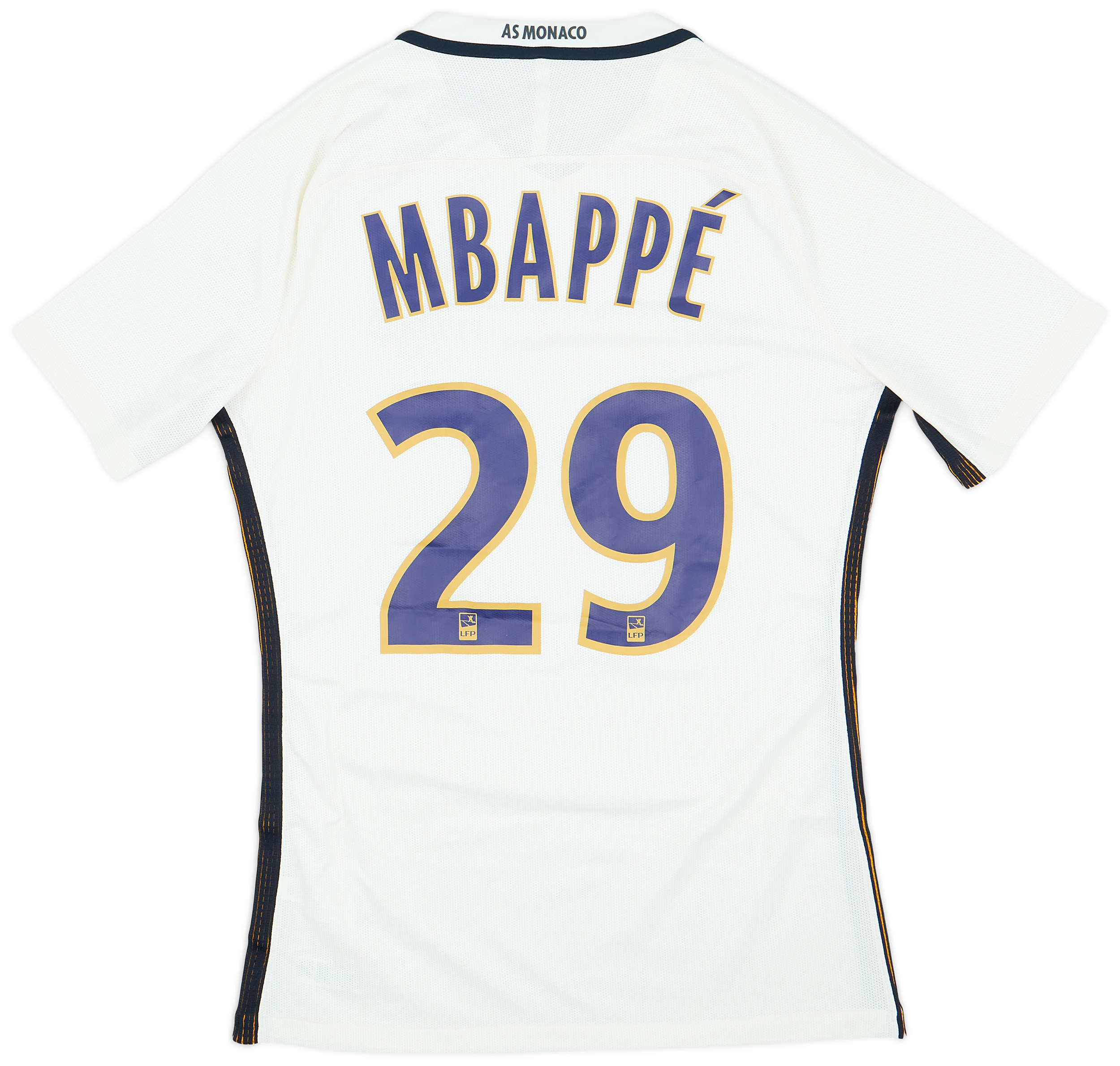 2016-17 Monaco Authentic Away Shirt Mbappe #29 (M) 2016-17 Monaco Authentic Away Shirt Mbappe #29 (M)
