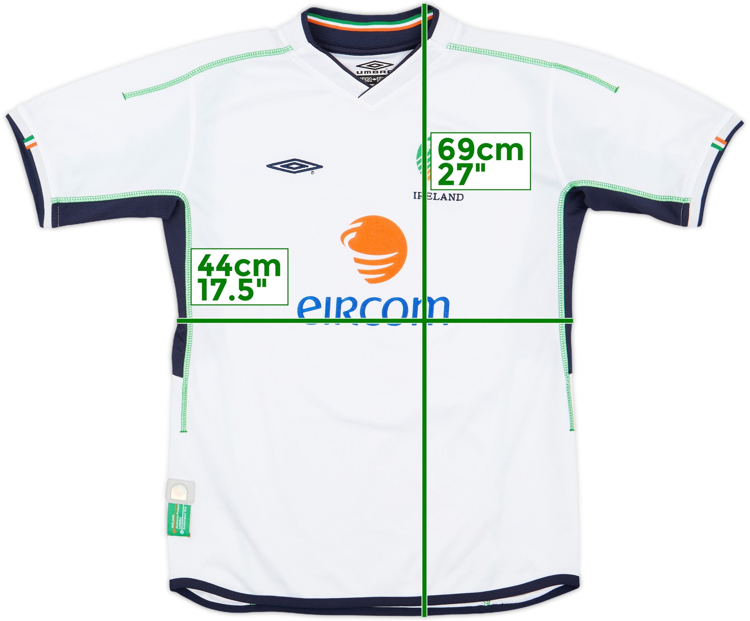 2002-03 Ireland Away Shirt - 9/10 - (L.Boys)