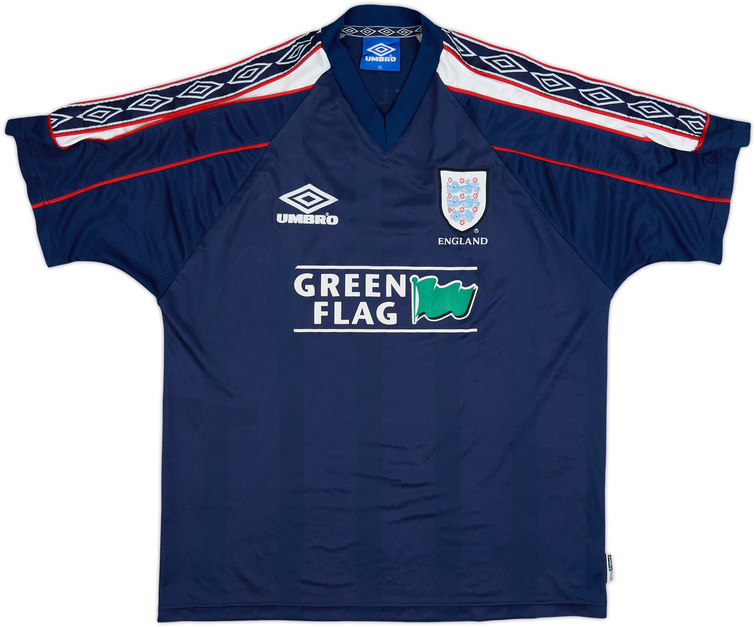[希少] Umbro イングランド代表 99-00 トレーニングシャツ 1998-00 England Umbro Training Shirt - 5/10 - (XL)