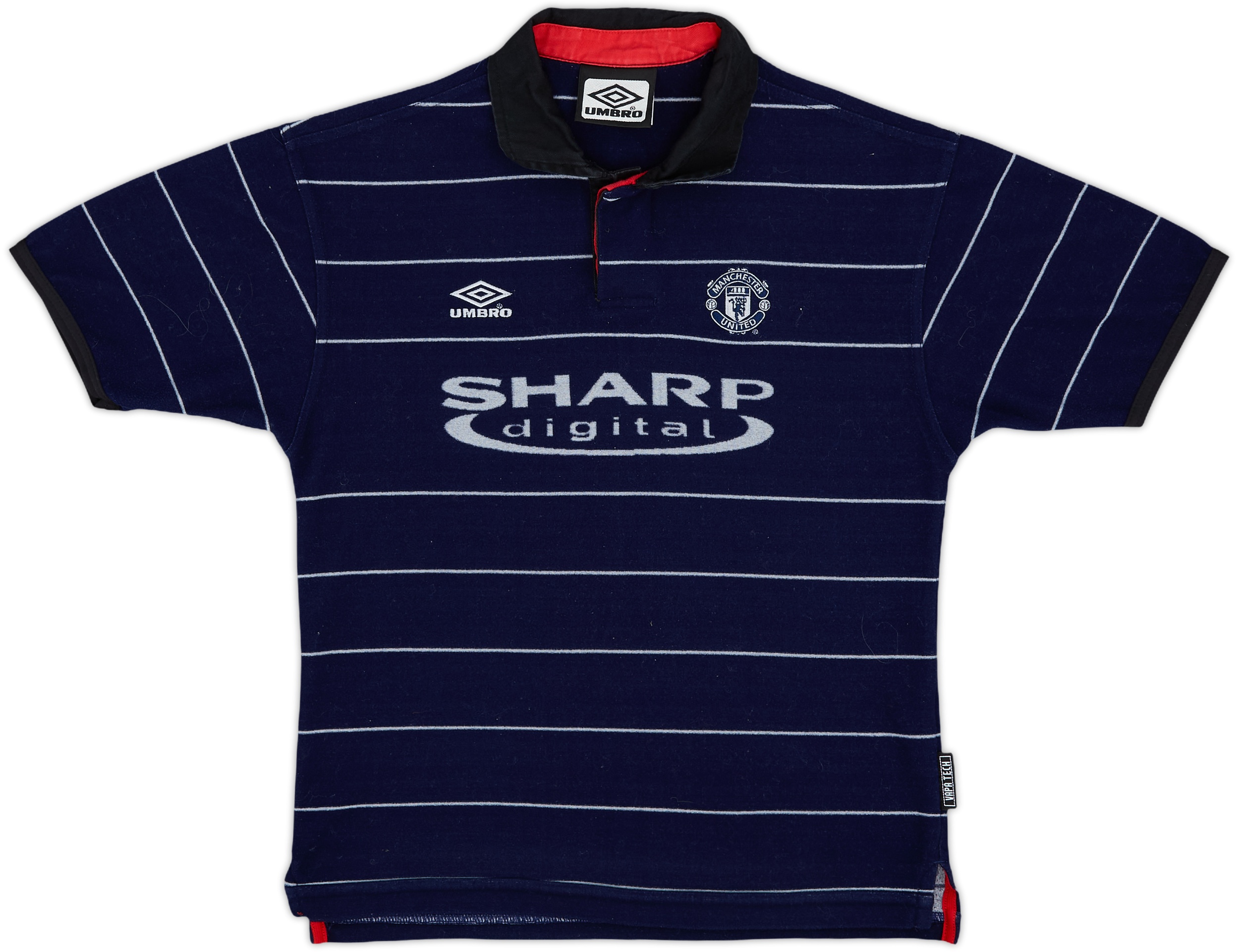 Umbro Manchester United 半袖シャツ ネイビー　XXL Umbro Manchester United 半袖シャツ ネイビー XXL 1999-00