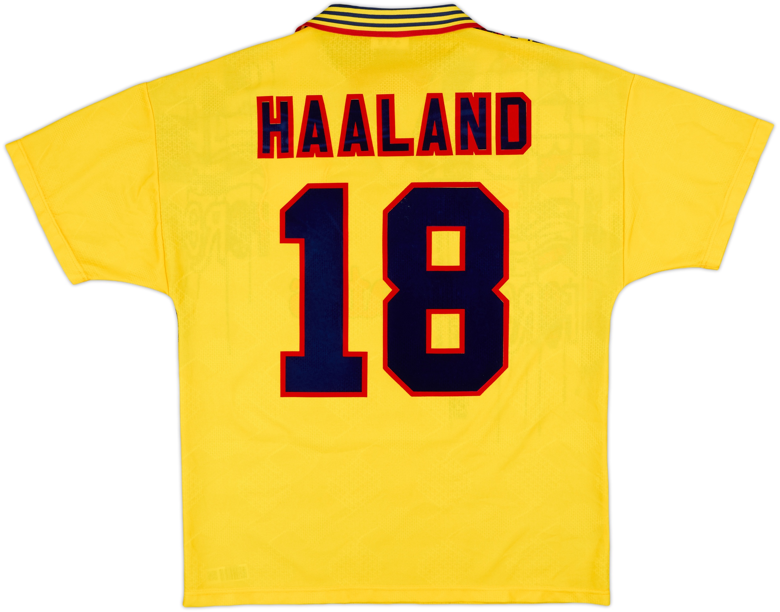 UMBRO Nottingham Forest HAALAND 18 1995年 1995-97 Nottingham Forest Away Shirt Haaland #18 - 10/10 - (M)