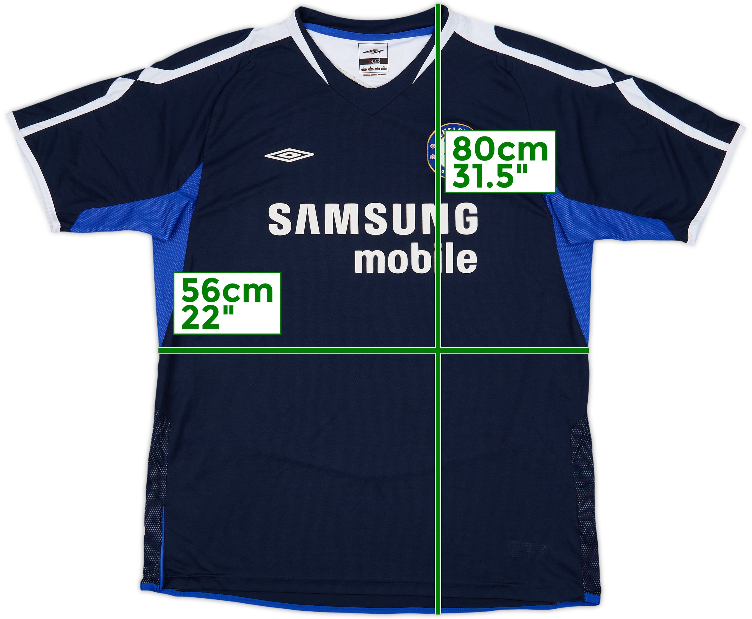 2005-06 Chelsea Umbro Training Shirt - 9/10 - (L)