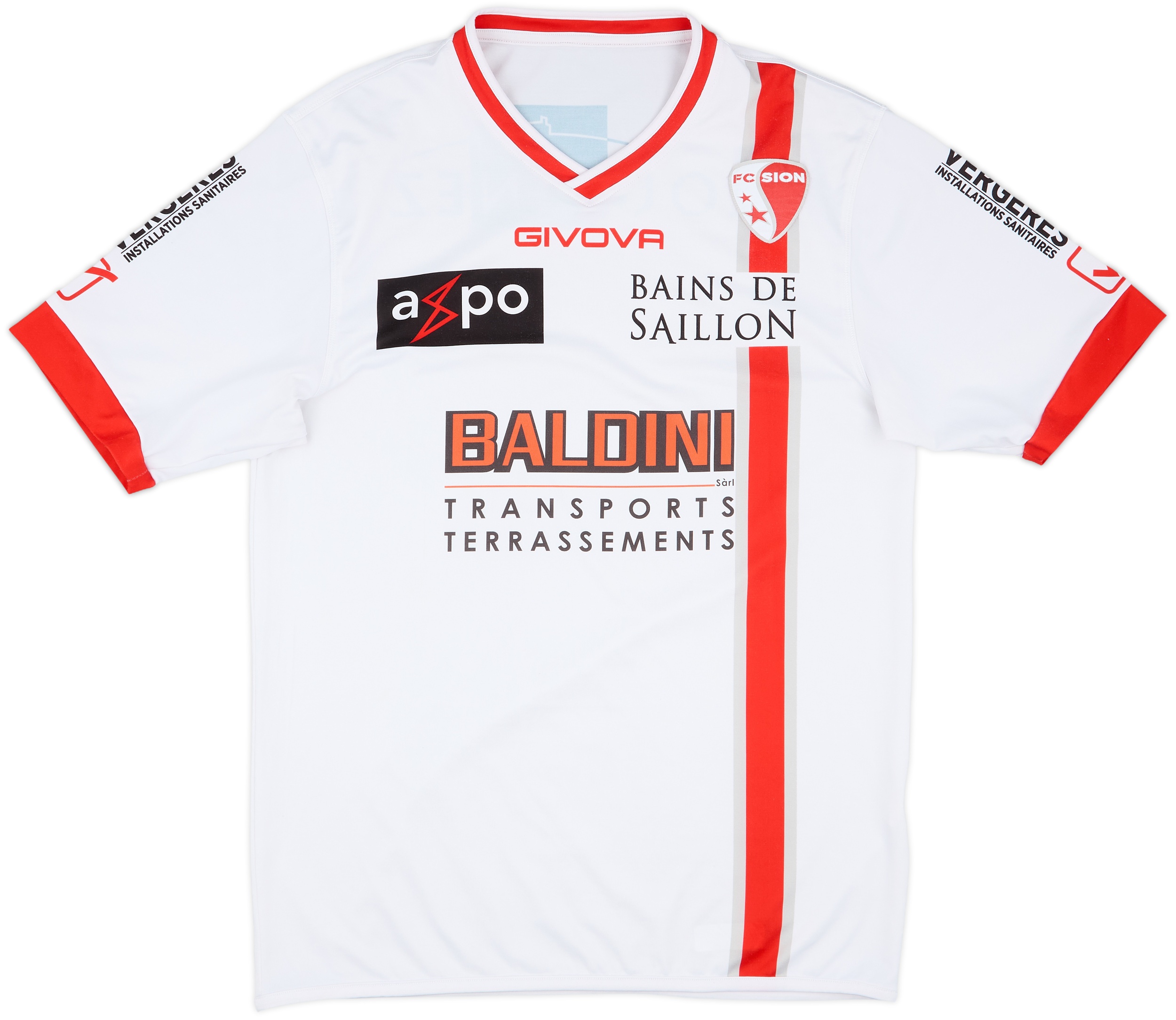 Maillot FC Sion Domicile 1993-95 - Match Issue #9, Taille M, Occasion (8/10)